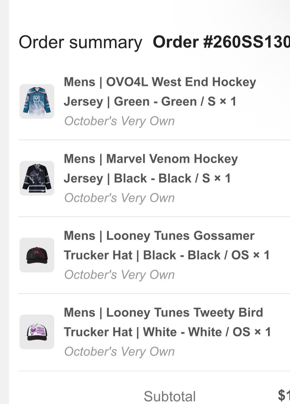 October's Very Own Ovo x looney tunes gossamer trucker hat one size Size ONE SIZE - 5 Thumbnail