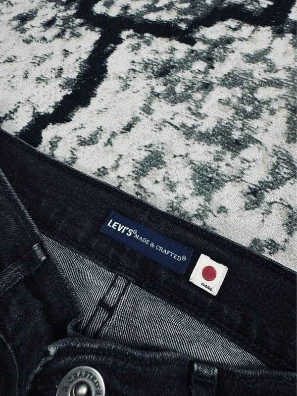 Levi's Levis 711 fabric crafted jeans pants gray black 25 30 Size 25" / US 0 / IT 36 - 7 Thumbnail