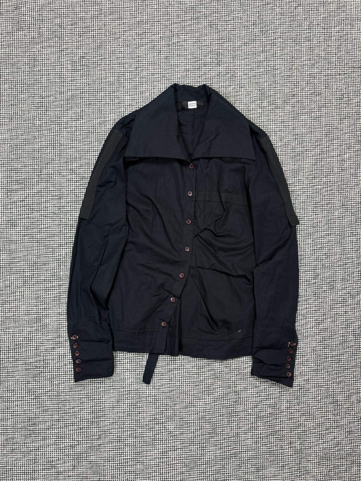 Japanese Brand Ann D style Nedda Scala Avant Garde Asymmetrical Jacket Size XS / US 0-2 / IT 36-38 - 1 Thumbnail