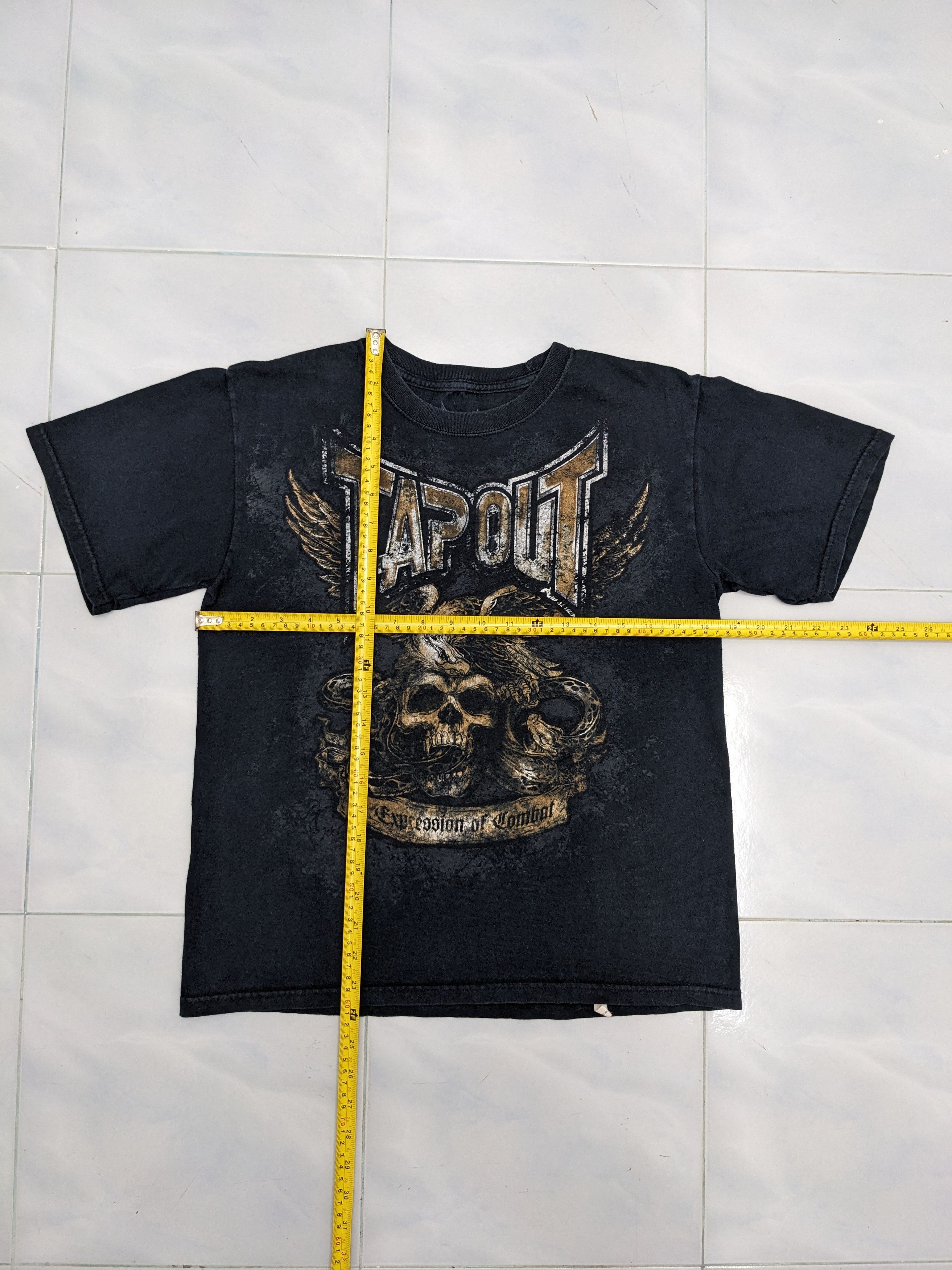 Tapout Tapout Skull Graphic Design Tshirt Size US XL / EU 56 / 4 - 5 Thumbnail
