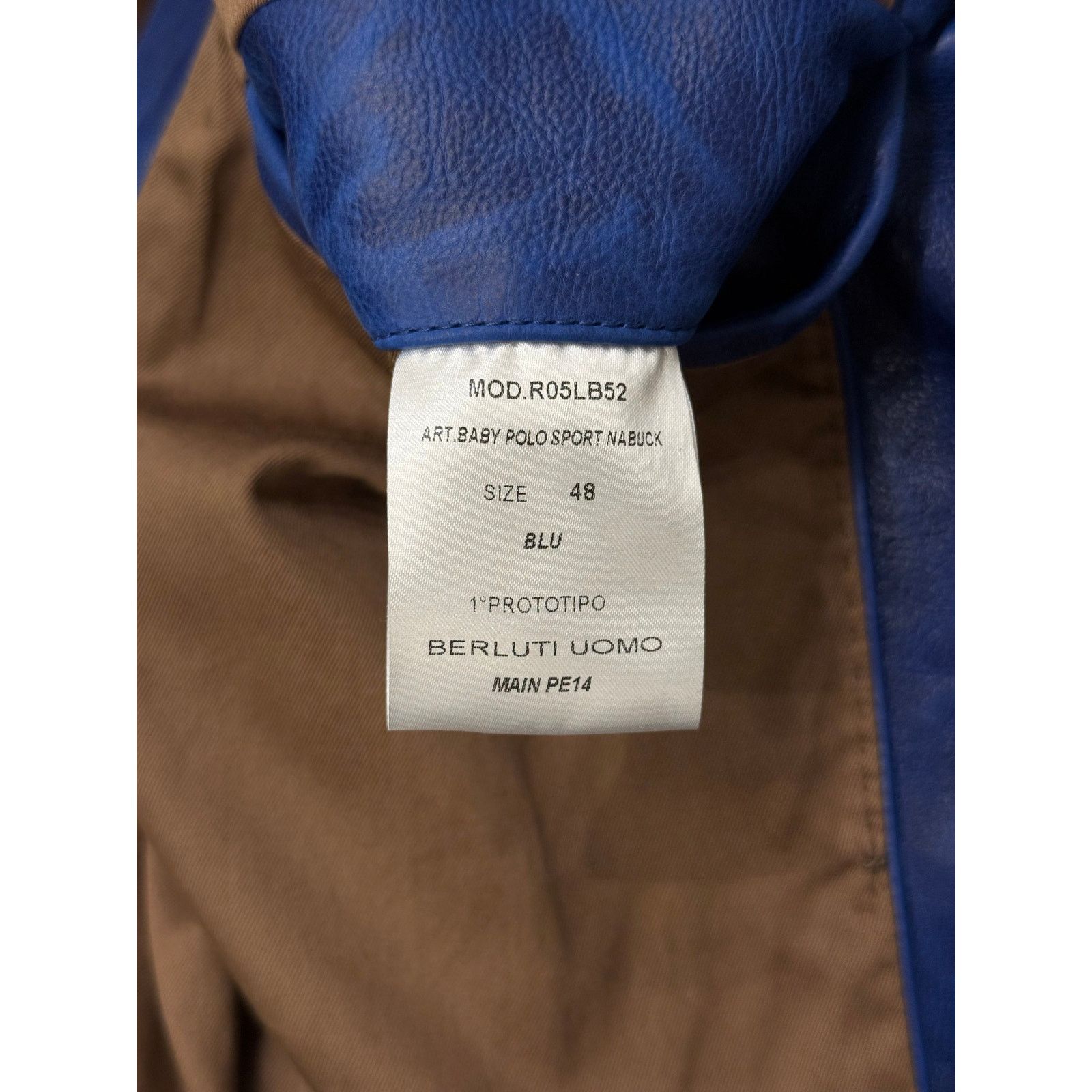 Berluti 2010s Berluti distressed blue biker nabuck leather jacket Size US M / EU 48-50 / 2 - 11 Thumbnail