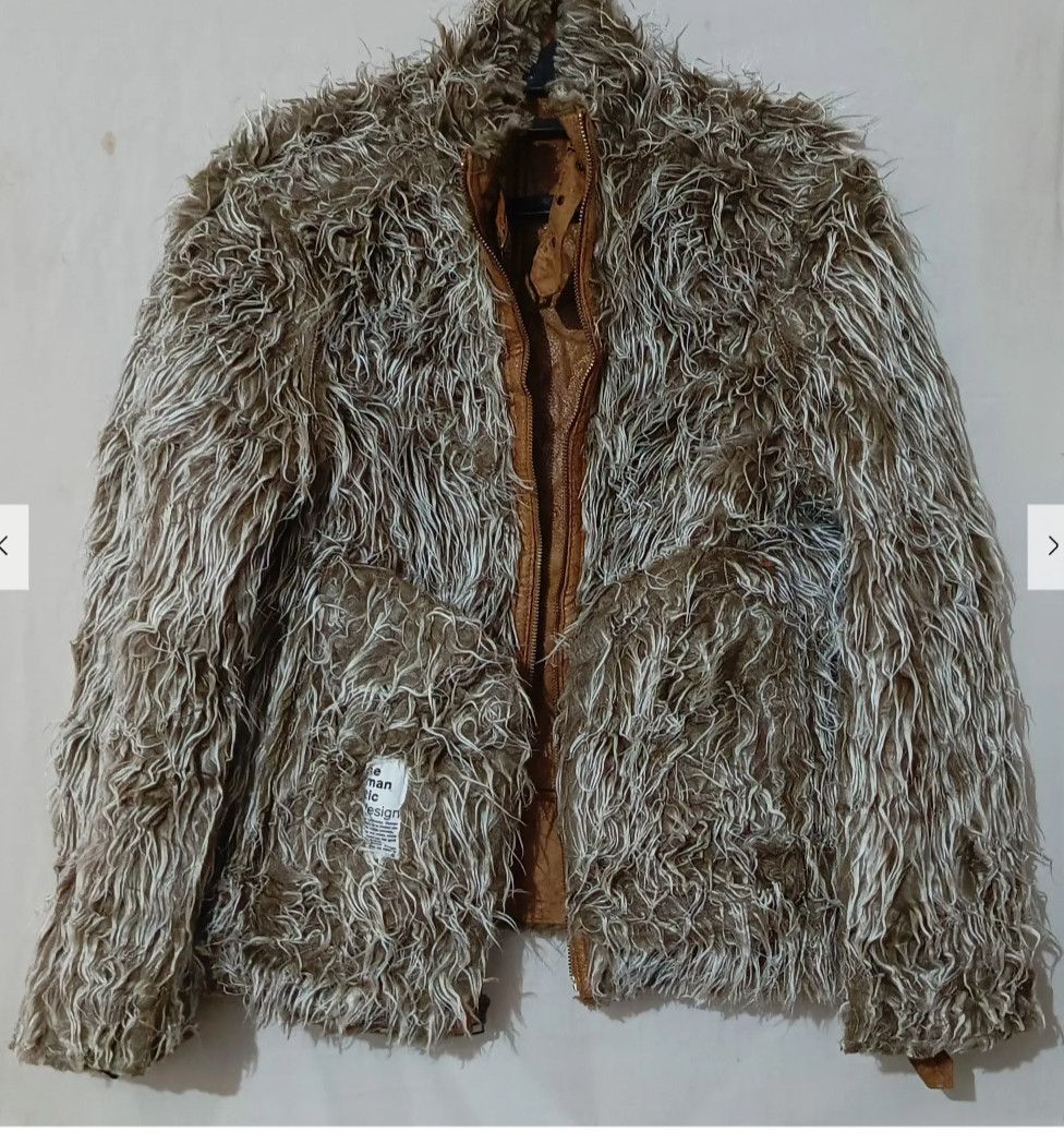 Isamu Katayama Backlash Semantic Design Leather Suede Shearling Rider Jacket Size US M / EU 48-50 / 2 - 10 Thumbnail