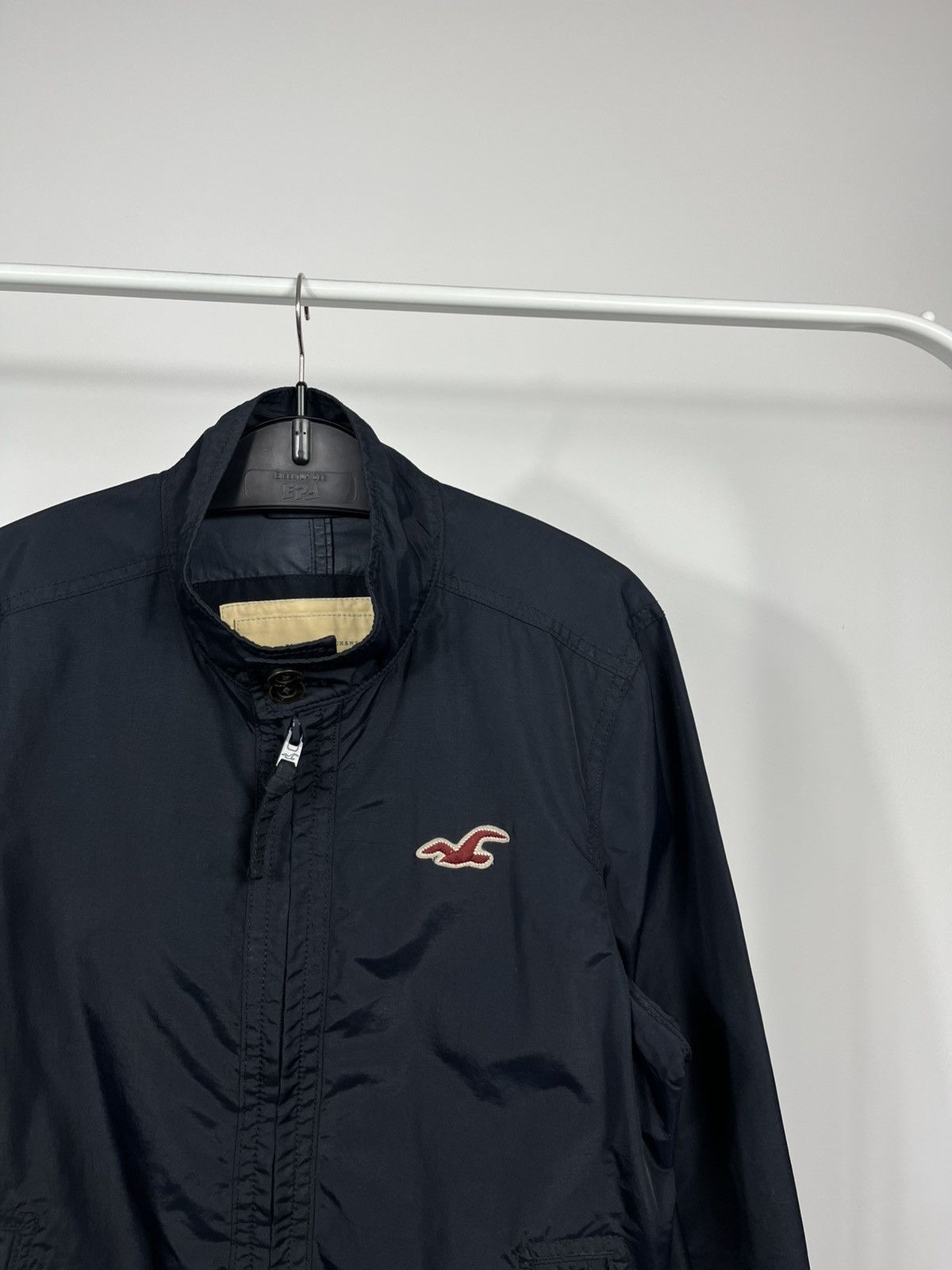 Hollister Hollister Men’s Navy Zip Up Jacket Lightweight Casual XL Size US XL / EU 56 / 4 - 3 Thumbnail