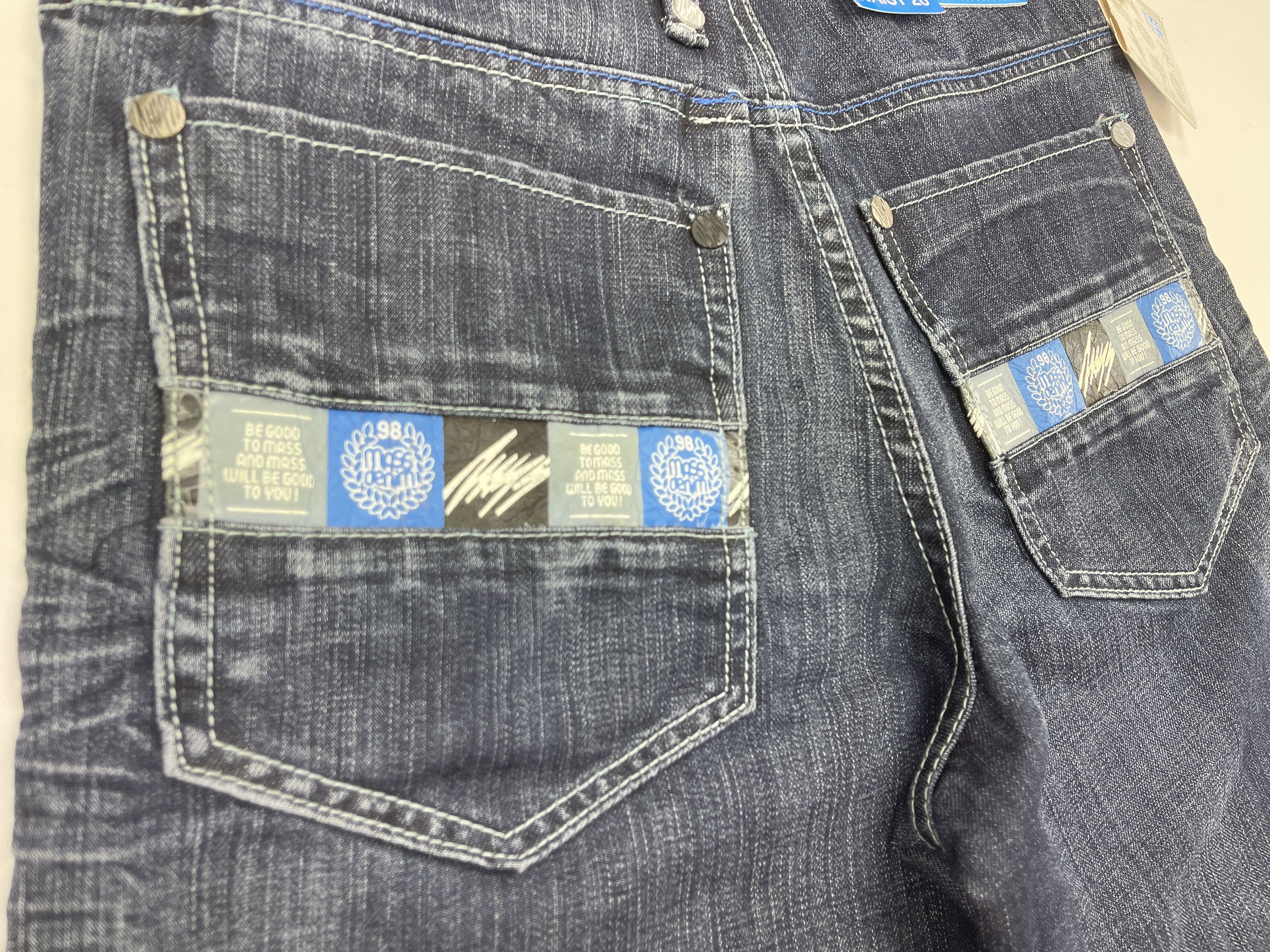 Vintage Mass DNM jeans shorts, vintage hip hop, 90s, skater, size 28 Size US 28 / EU 44 - 6 Thumbnail