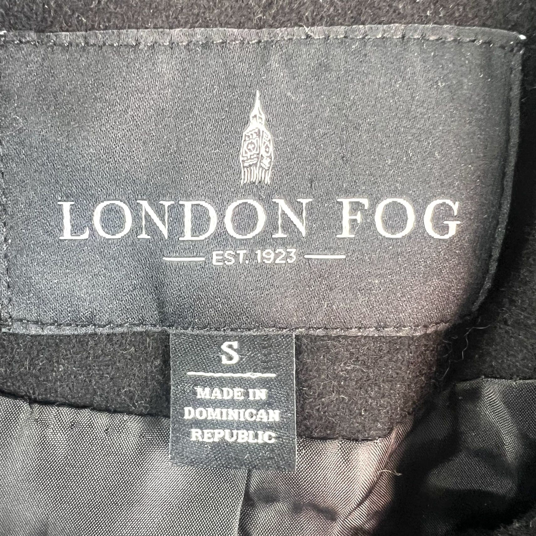 London Fog London Fog Wool Blend Pea Coat Size S Black Womens Size S / US 4 / IT 40 - 5 Thumbnail