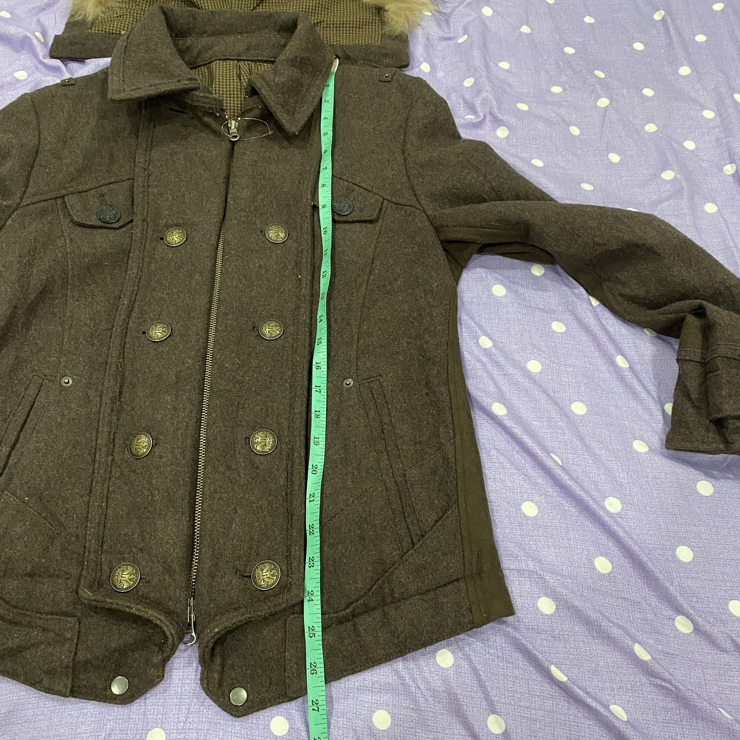 PPFM PPFM Wool Fur Jacket - Fit Size M Size US M / EU 48-50 / 2 - 17 Thumbnail