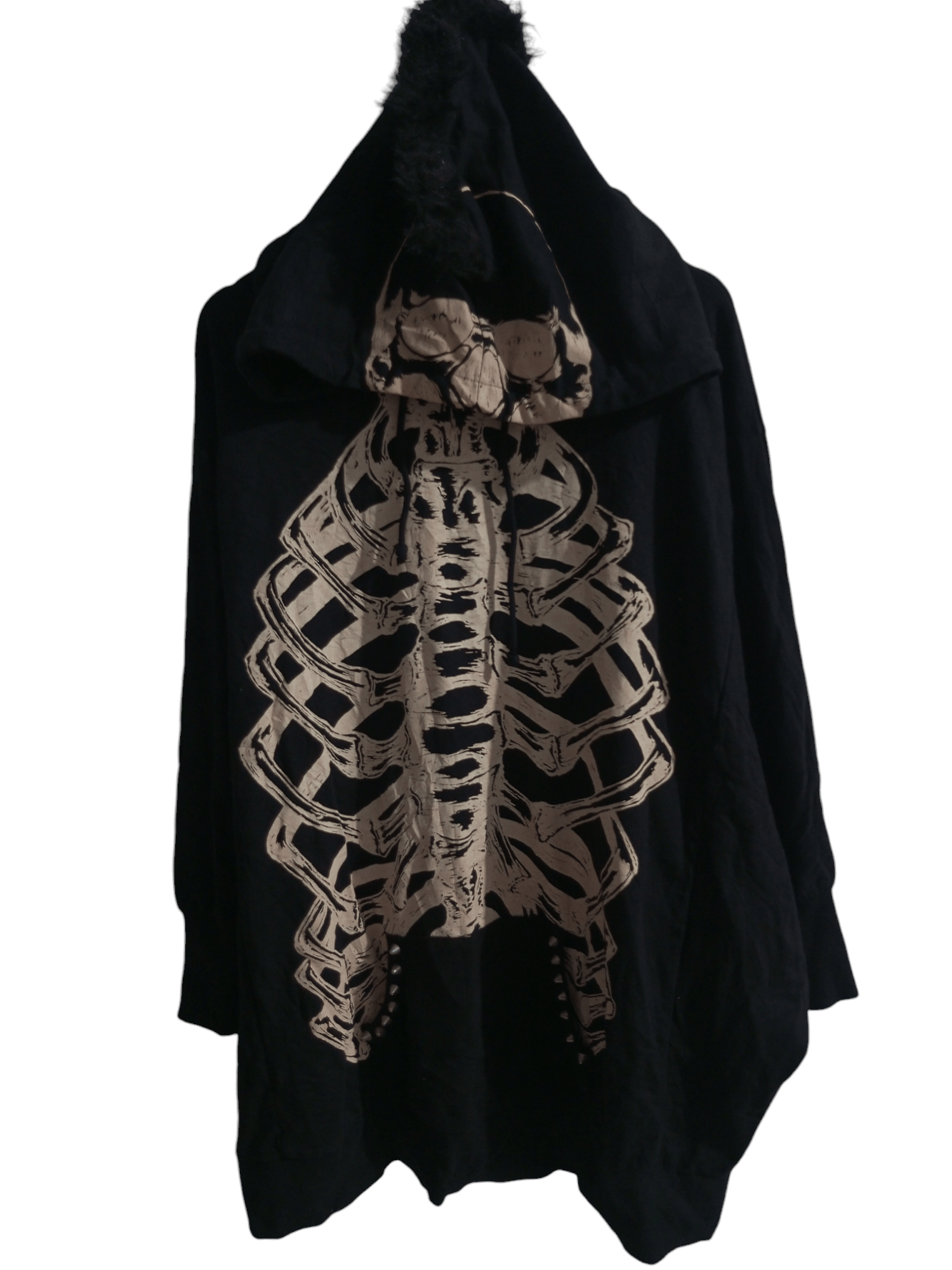 Hysteric Glamour Japanese glad news punk skeleton studded bat hoodie Size US XL / EU 56 / 4 - 2 Thumbnail
