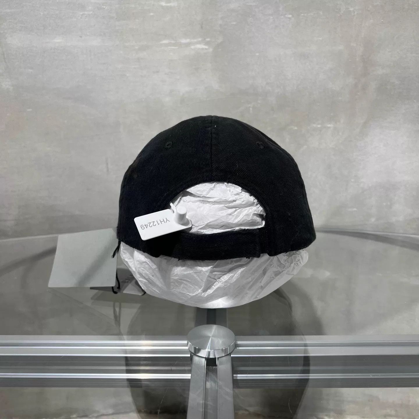 Balenciaga Balenciaga Dye Washed Double Ring Destroyed Cap M Size ONE SIZE - 4 Thumbnail