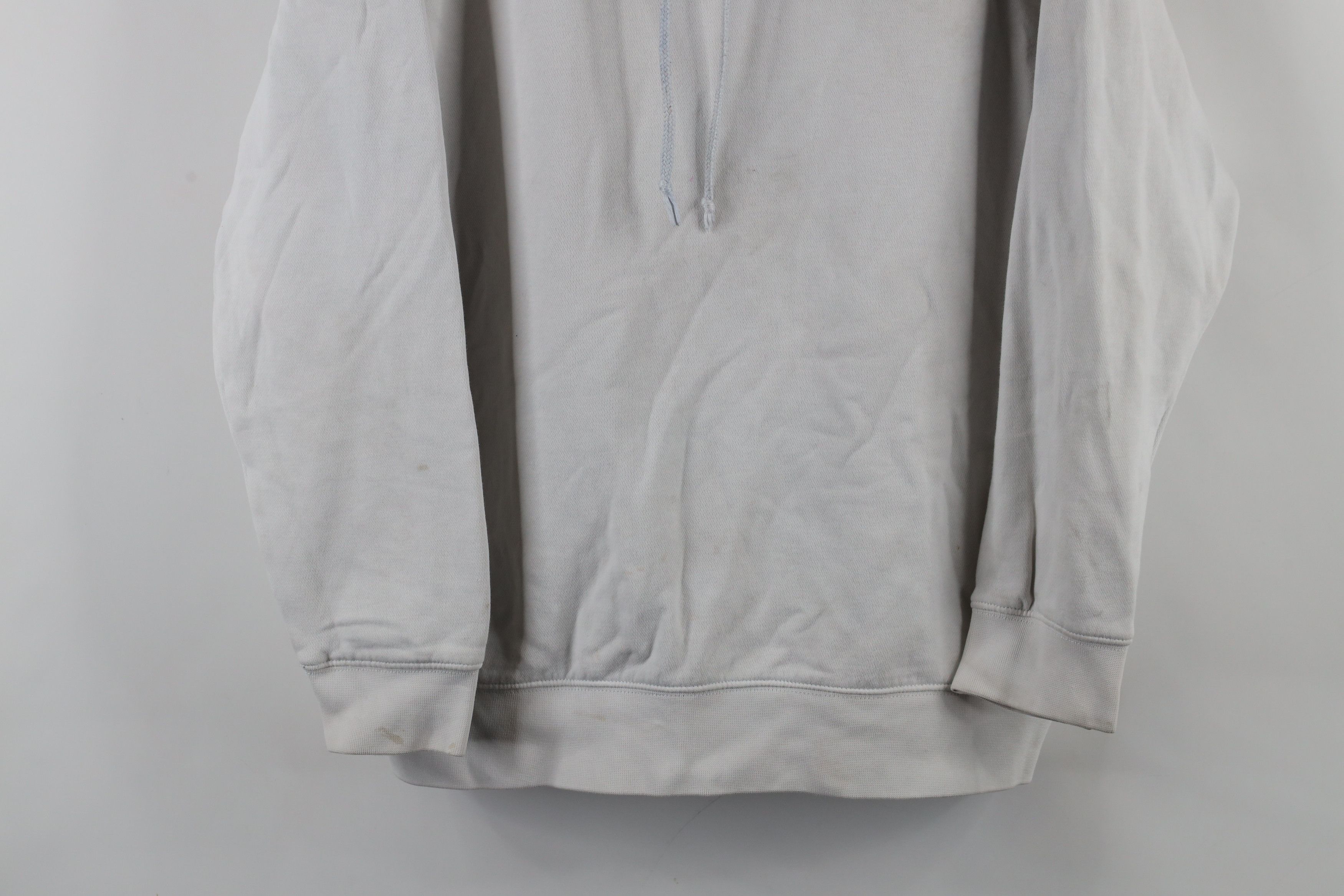 Nike × Vintage Vintage Y2K Nike Scott Center Swoosh Hoodie Light Gray Size US S / EU 44-46 / 1 - 3 Thumbnail
