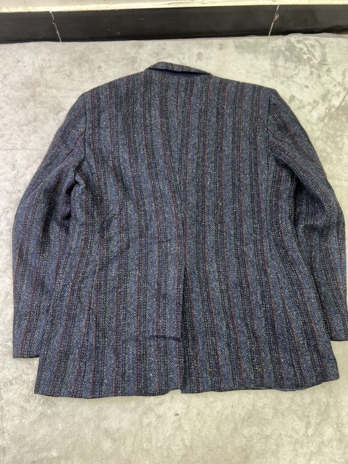 Harris Tweed Vintage Harris Tweed Wool Blazer 42R Made in Canada Striped Size 42R - 12 Thumbnail