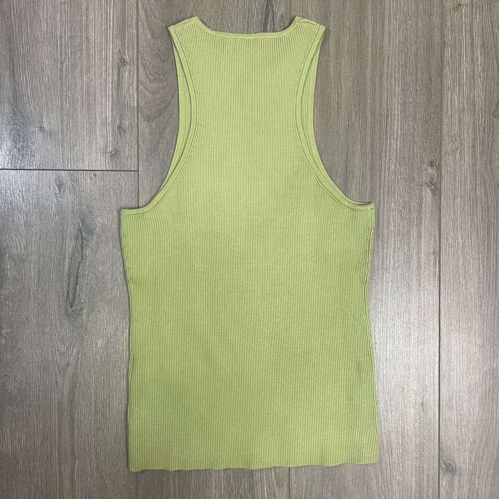 Madewell Madewell Snowy Phoebe Cutaway Ribbed Tank Top US Women's M Size M / US 6-8 / IT 42-44 - 2 Thumbnail