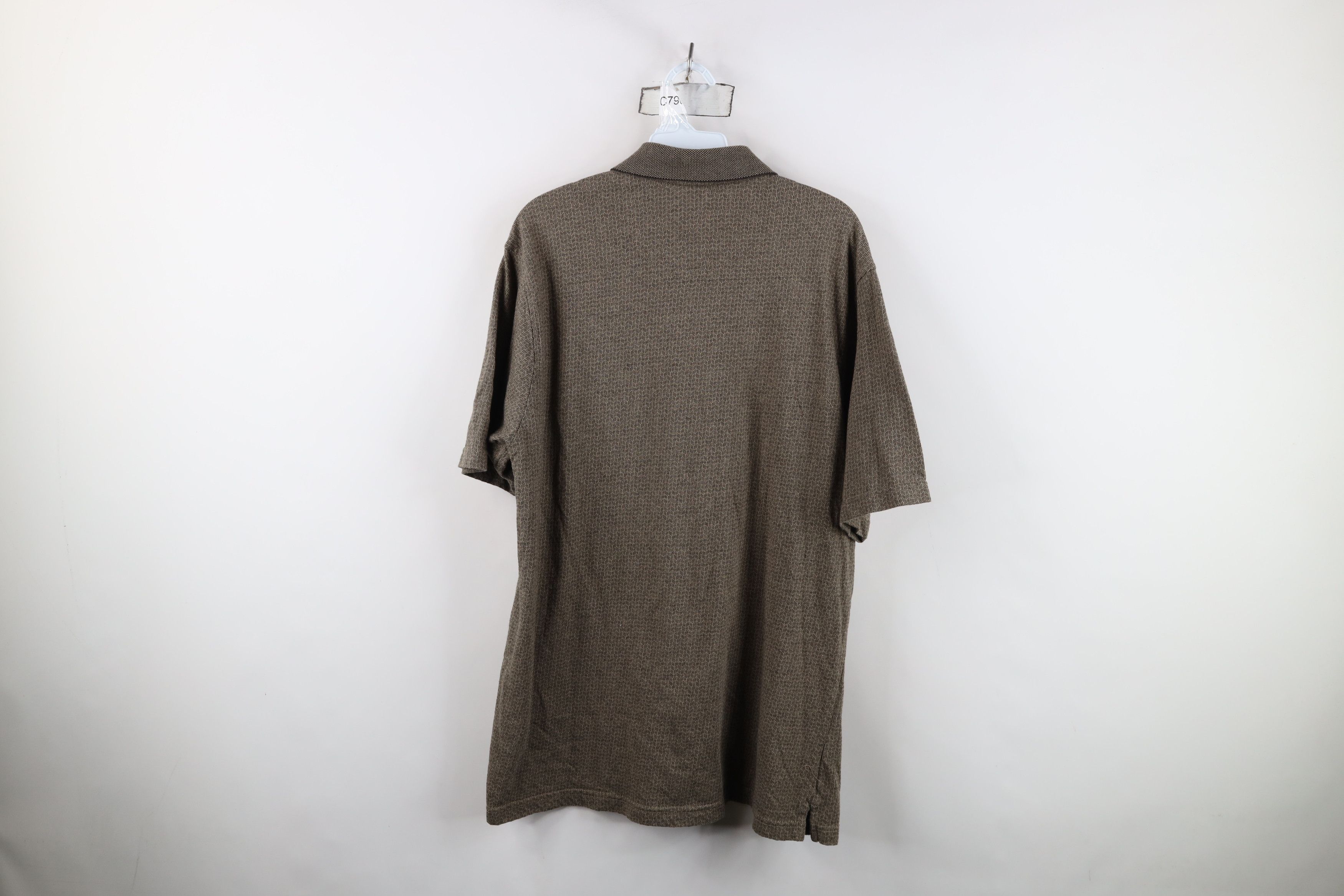 Vintage Vintage 90s Streetwear Geometric Collared Golf Polo Shirt Size US L / EU 52-54 / 3 - 10 Thumbnail