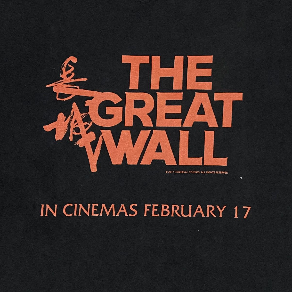 Fruit Of The Loom × Vintage Movie the great wall film Size US M / EU 48-50 / 2 - 2 Thumbnail