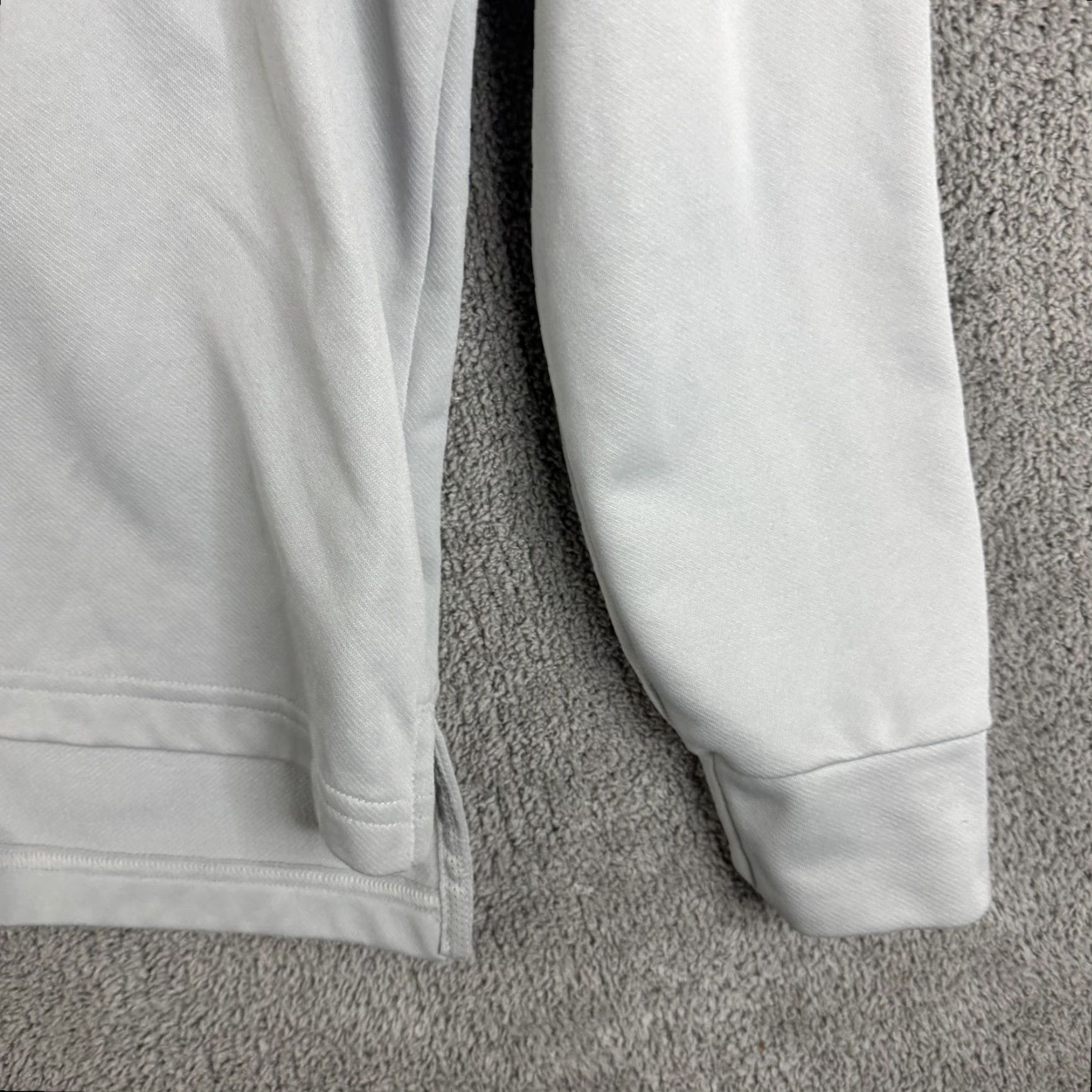 Adidas Adidas Pullover Mens Small Gray Quarter Zip Lightweight Training Top Mock Neck Size US S / EU 44-46 / 1 - 3 Thumbnail