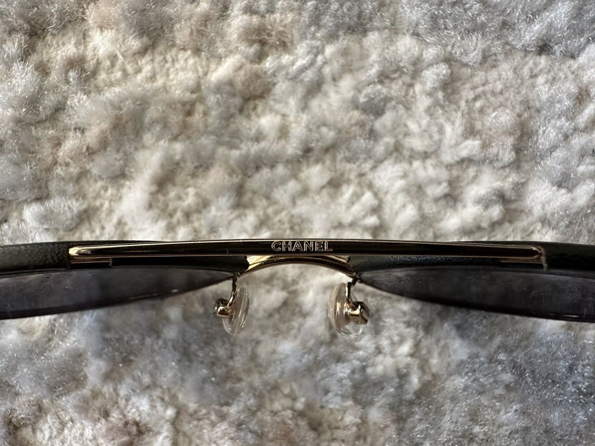 Chanel CHANEL Round Pilot Sunglasses 4228-Q Dark Green Size ONE SIZE - 9 Thumbnail