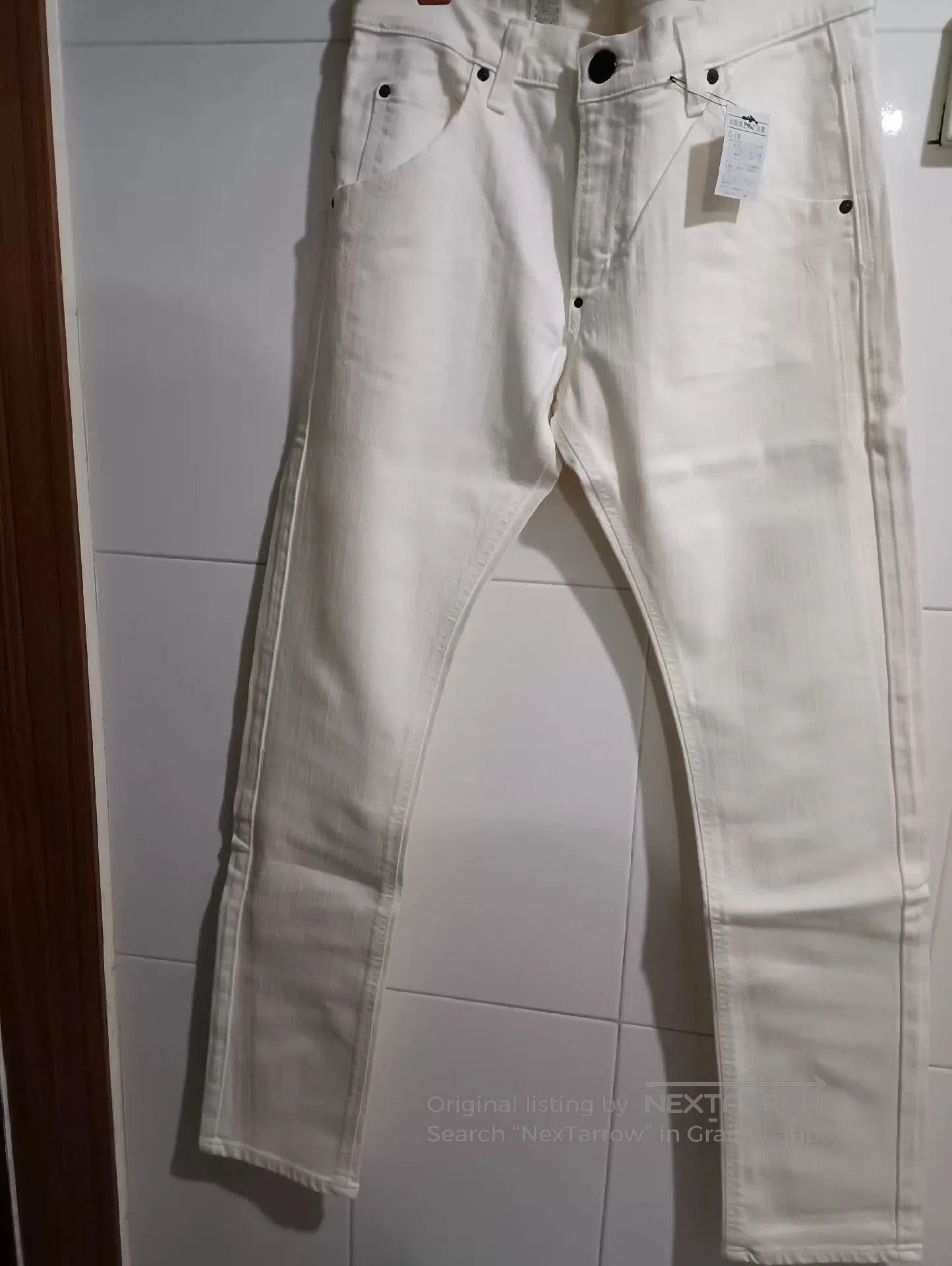 Lee LEE White Skinny Jeans Japan Made. Size US 32 / EU 48 - 1 Thumbnail