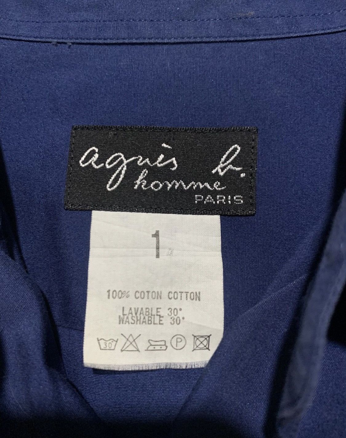 Designer × Vintage × agnes b. Vtg Agnes B. Homme Button Up shirt Size US S / EU 44-46 / 1 - 6 Thumbnail