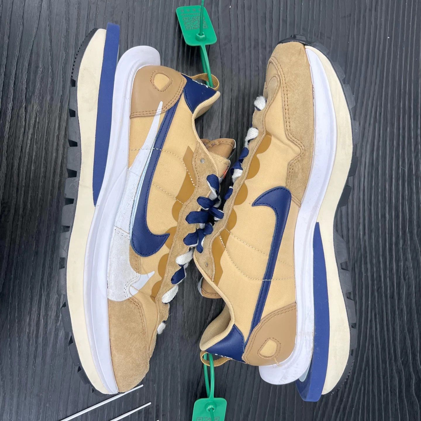 Sacai sacai vaporwaffle sesame LN 1W Box & Accs Size US 9 / EU 42 - 2 Thumbnail