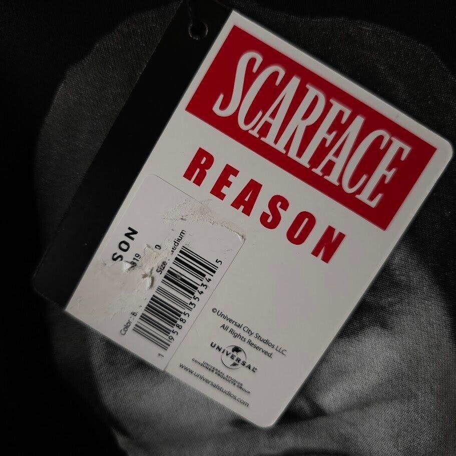 Other Scarface T Shirt Mens Size Medium Black Reason Universal Size US M / EU 48-50 / 2 - 5 Thumbnail
