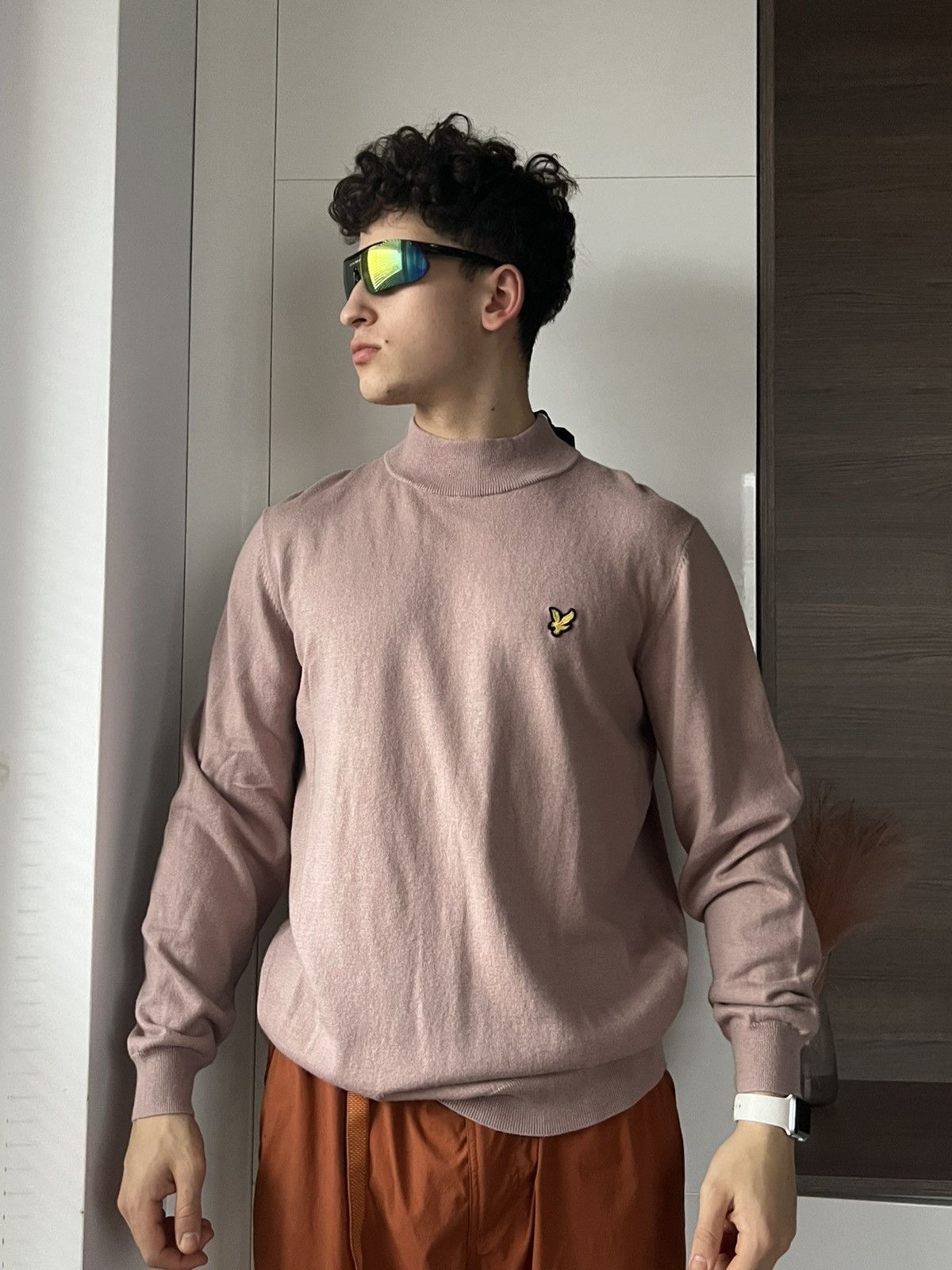 Designer × Lyle & Scott ‼️New Lyle & Scott Casual High Neck Wool Sweater‼️ Size US XL / EU 56 / 4 - 14 Thumbnail