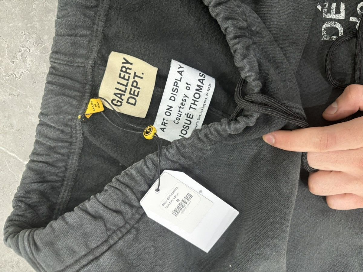 Gallery Dept. Gallery Dept. French Logo Flare Sweatpants Black Size US 30 / EU 46 - 3 Thumbnail