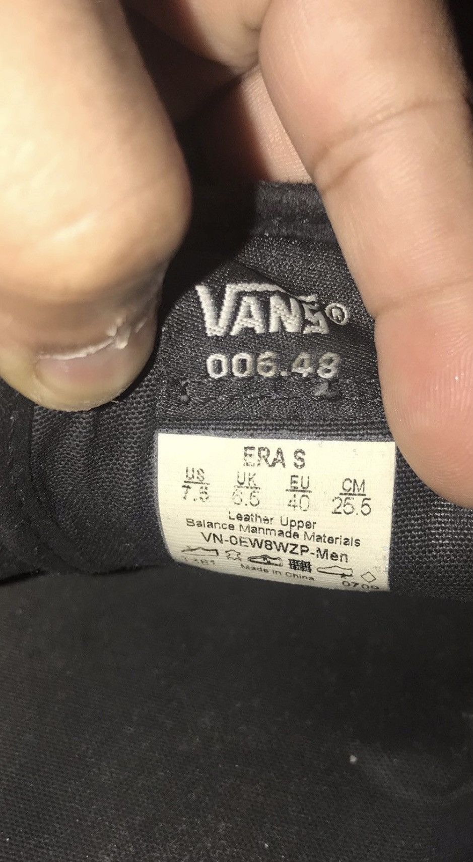 Vans × Wtaps WTAPS Crossbones x Vans Syndicate Era “S” Size US 7.5 / EU 40-41 - 7 Thumbnail