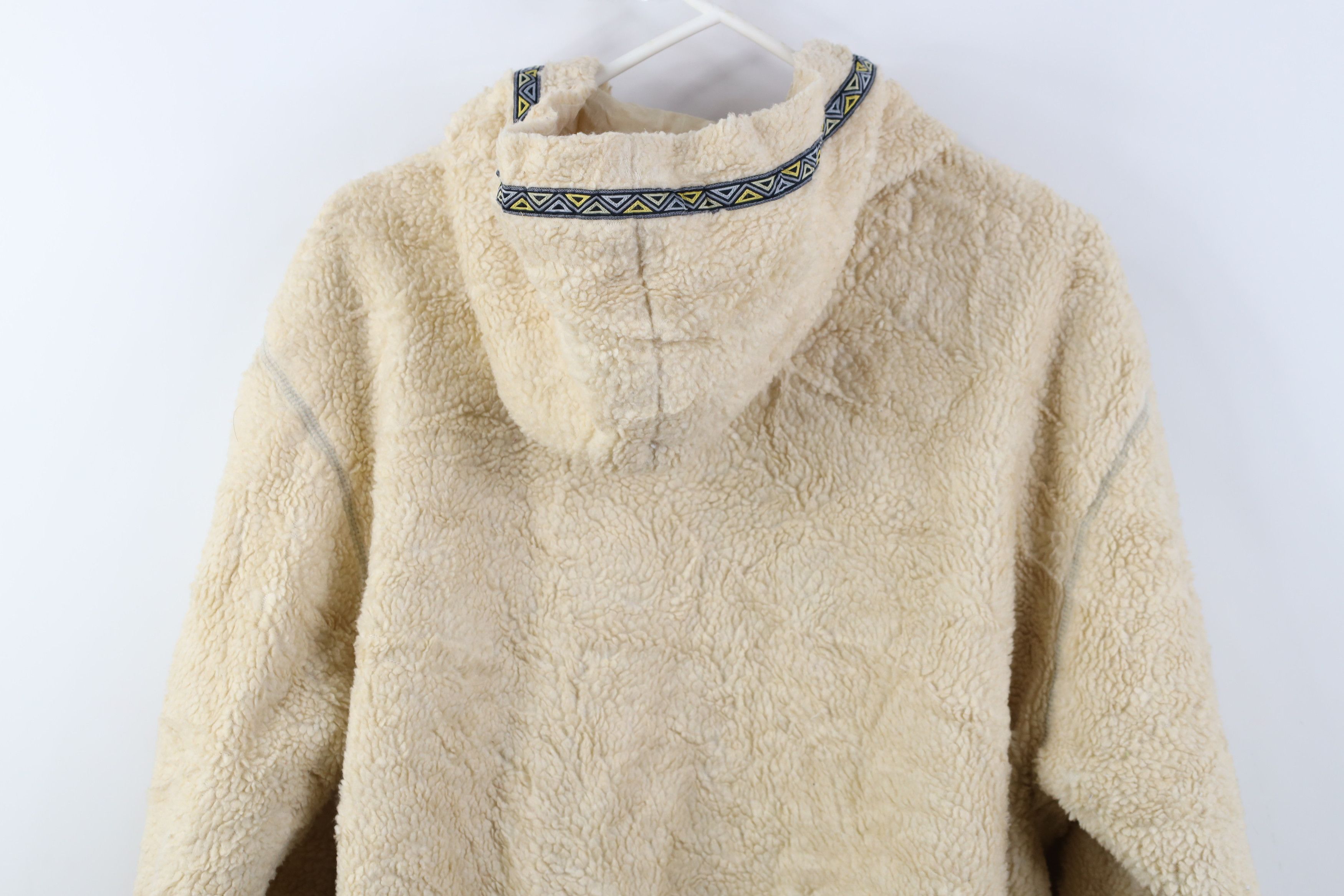 Vintage AS IS Vintage 90s Streetwear Reversible Silk Fleece Hoodie Size M / US 6-8 / IT 42-44 - 17 Thumbnail