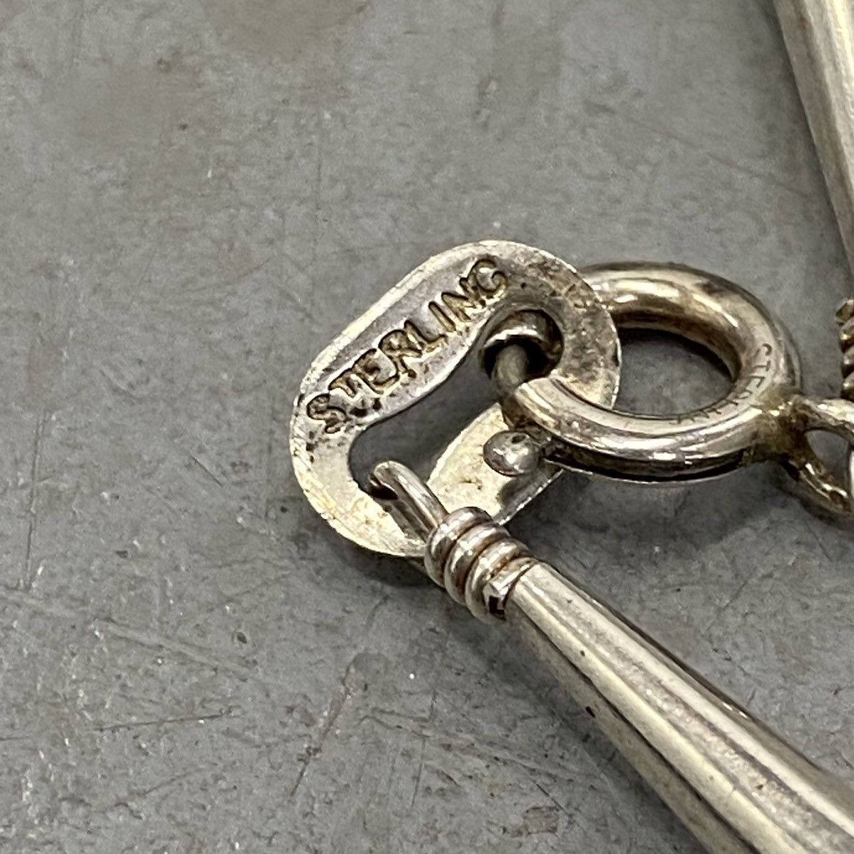 Kapital × Vintage Vtg Navajo Sterling Liquid Silver Heart Squash Blossom Size ONE SIZE - 7 Thumbnail