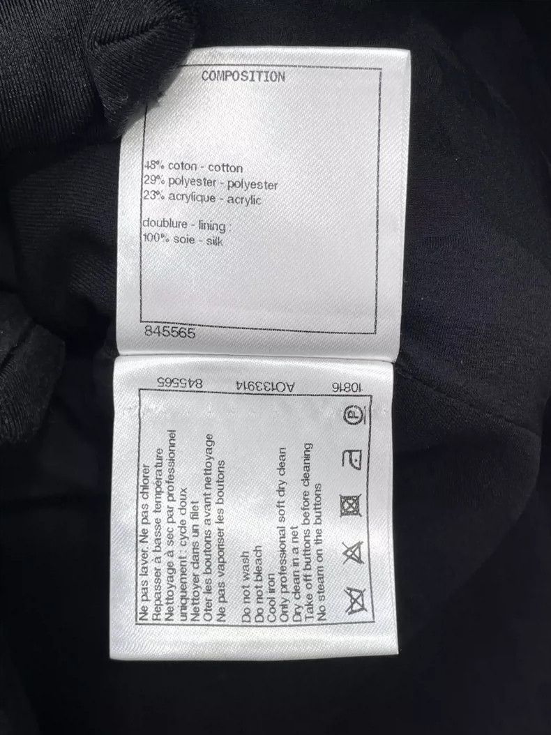 Chanel Chanel 21P black classic popular round-neck jacket 2504-Nex Size S / US 4 / IT 40 - 7 Thumbnail