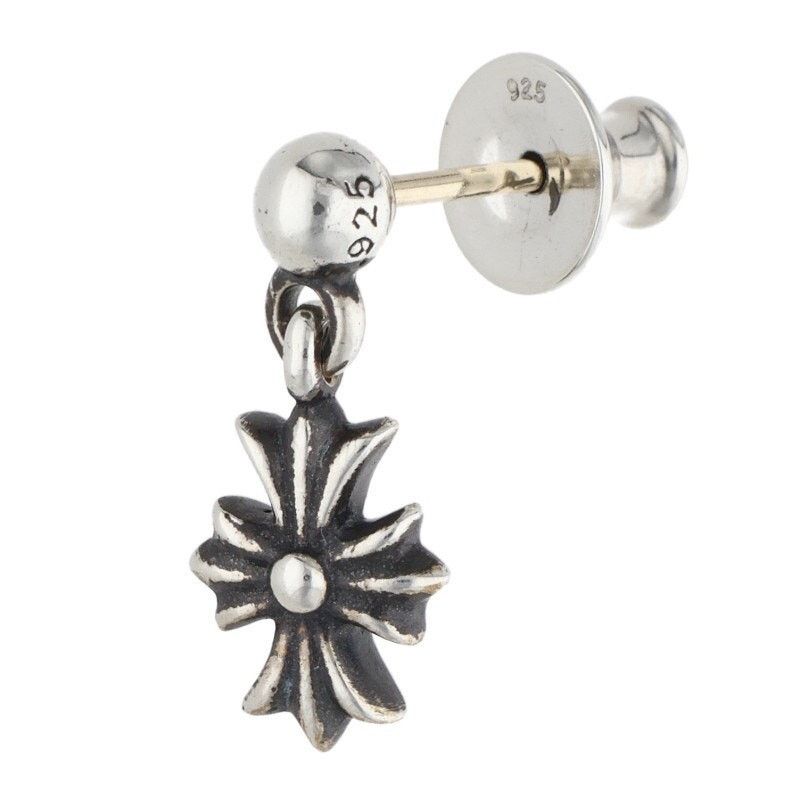 Chrome Hearts Chrome Hearts Tiny ECH Plus Drop Earring Size ONE SIZE - 1 Thumbnail