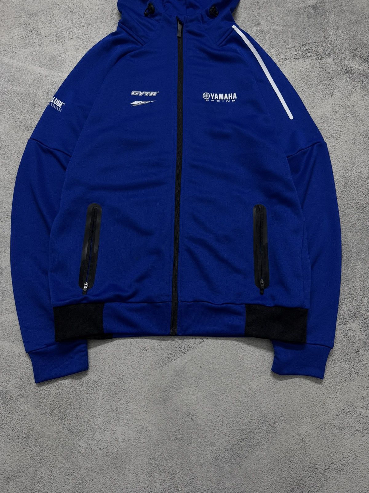 Yamaha Vintage Y2k Yamaha💙 Factory Racing Print Zip Sweatshirt Size US M / EU 48-50 / 2 - 7 Thumbnail
