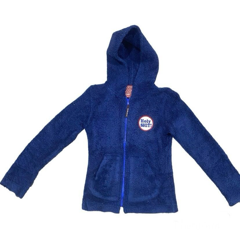 Hysteric Glamour × Japanese Brand × Vintage Vintage Holy Shit Hysteric Glamour Fleece Hoodies Jacket Size US S / EU 44-46 / 1 - 1 Thumbnail