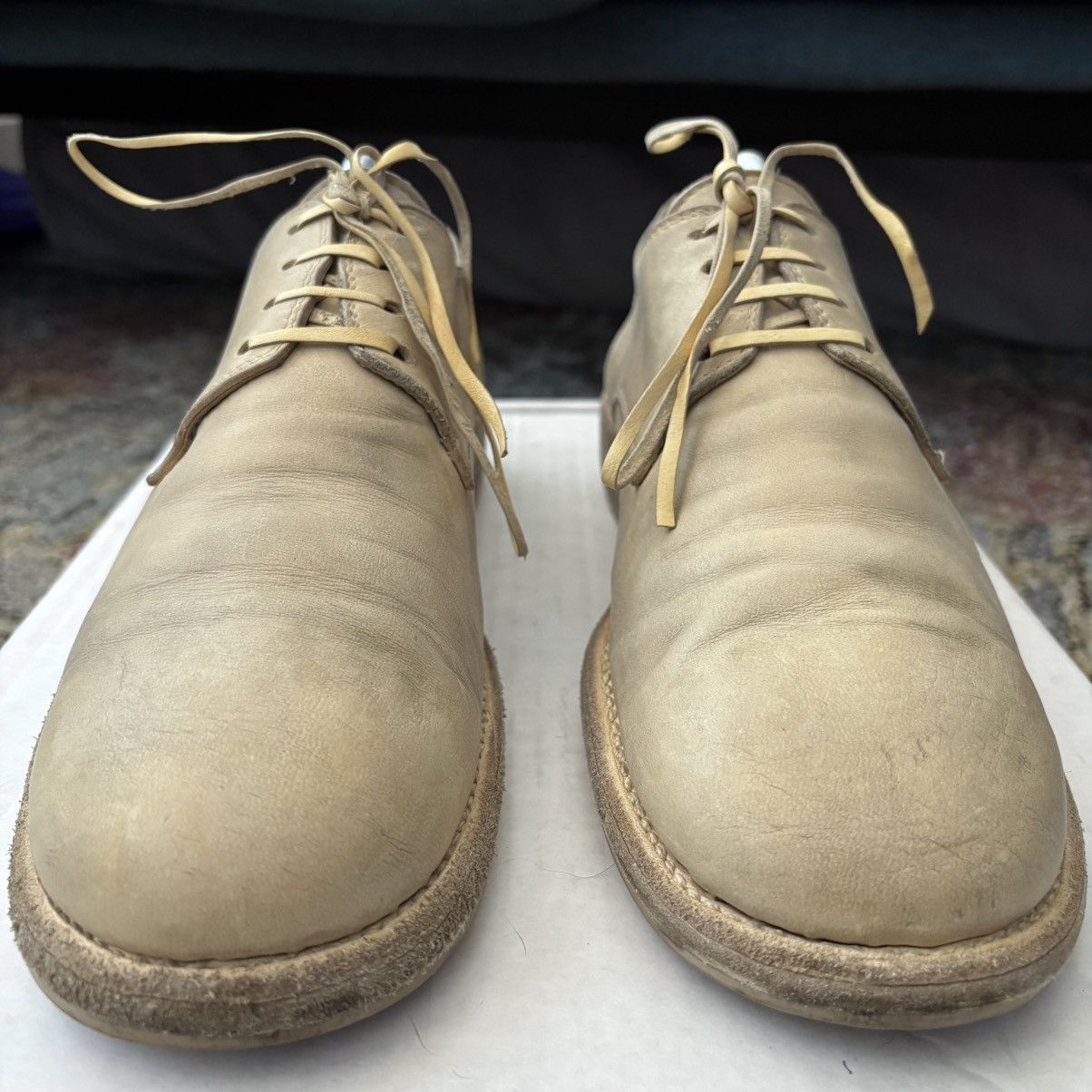 Guidi 992 Classic Derby Baby Calf full grain leather horse PL1 PL2 Size US 9.5 / EU 42-43 - 2 Thumbnail