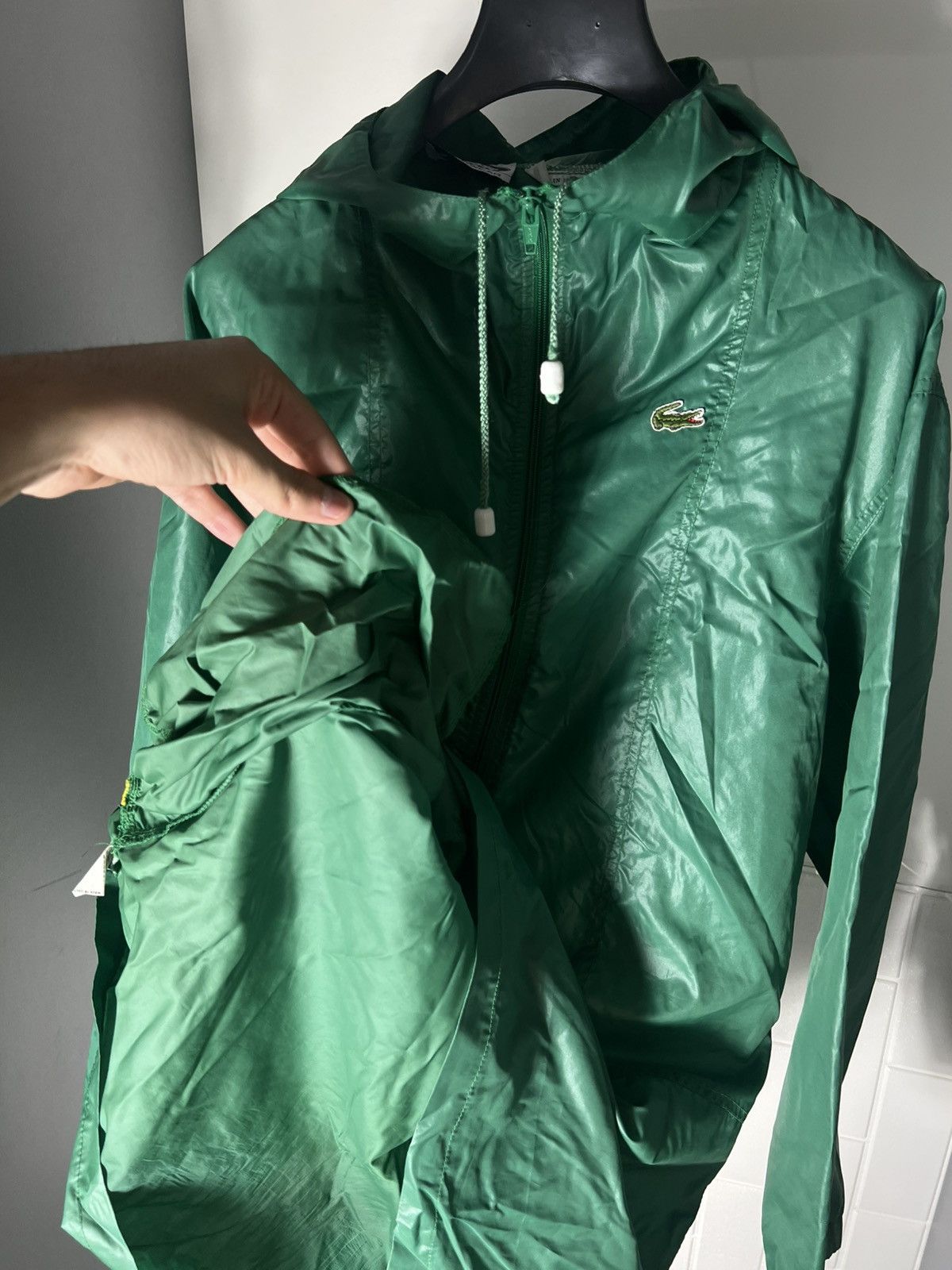 Lacoste × Vintage VERY RARE LACOSTE CHEMISE IZOD NYLON LIGHT JACKET RETRO 90s Size US L / EU 52-54 / 3 - 5 Thumbnail