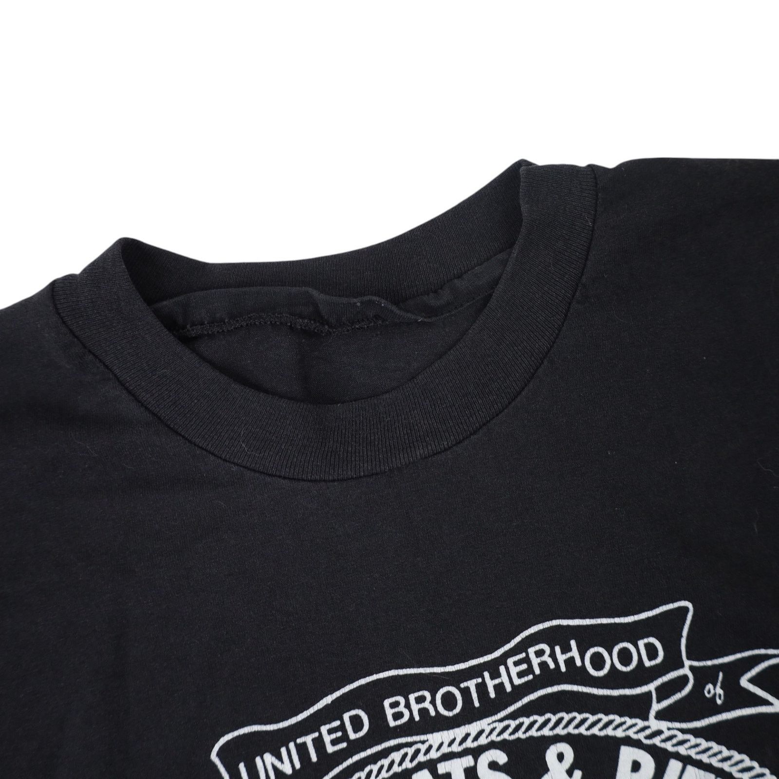Vintage VTG Brotherhood of Winos, Dingbats, and Riff Raff Crop T Size US XL / EU 56 / 4 - 4 Thumbnail