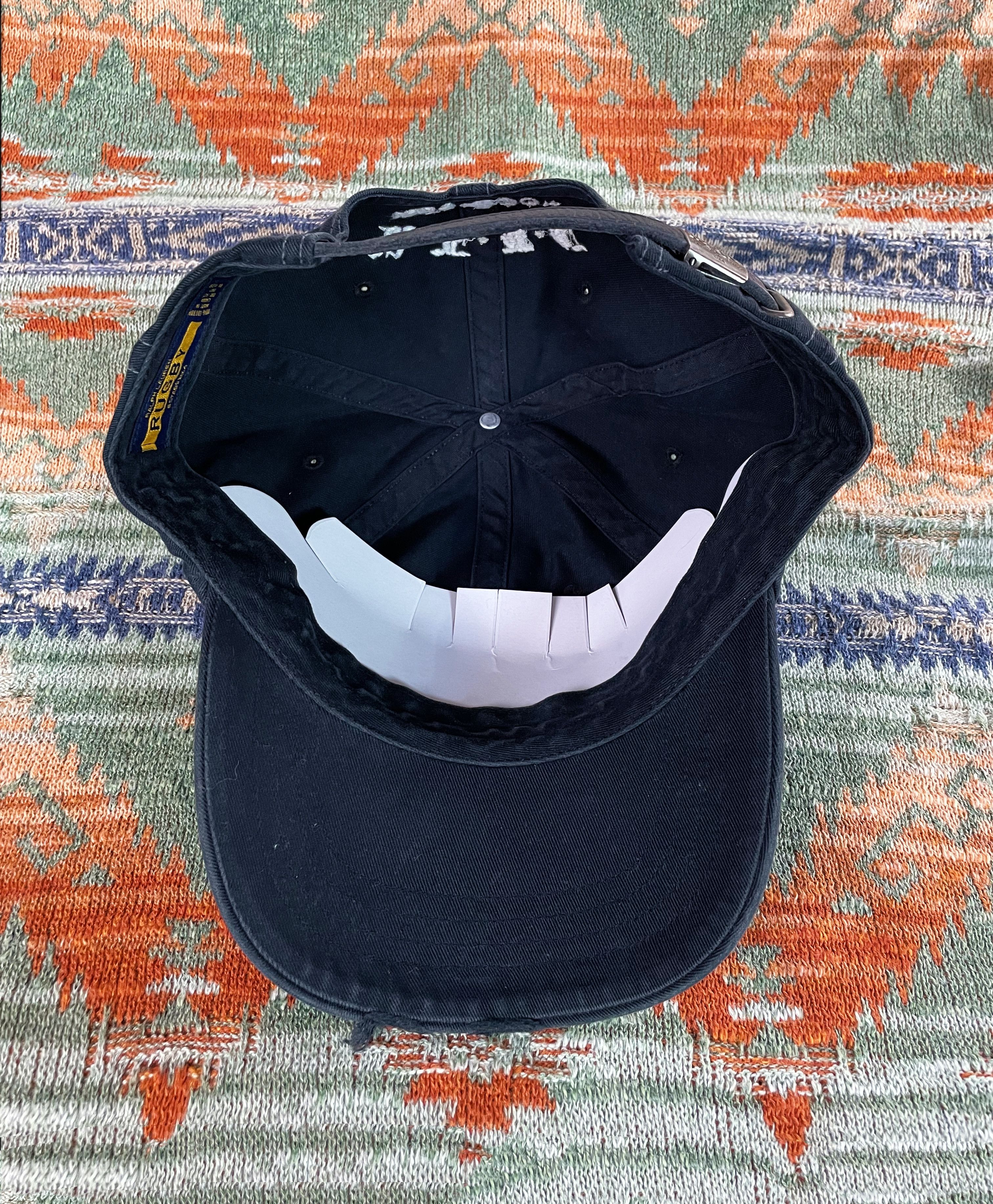 Ralph Lauren × Rugby Ralph Lauren Ralph Lauren Rugby Leather Baseball Hat Cap Size ONE SIZE - 6 Thumbnail
