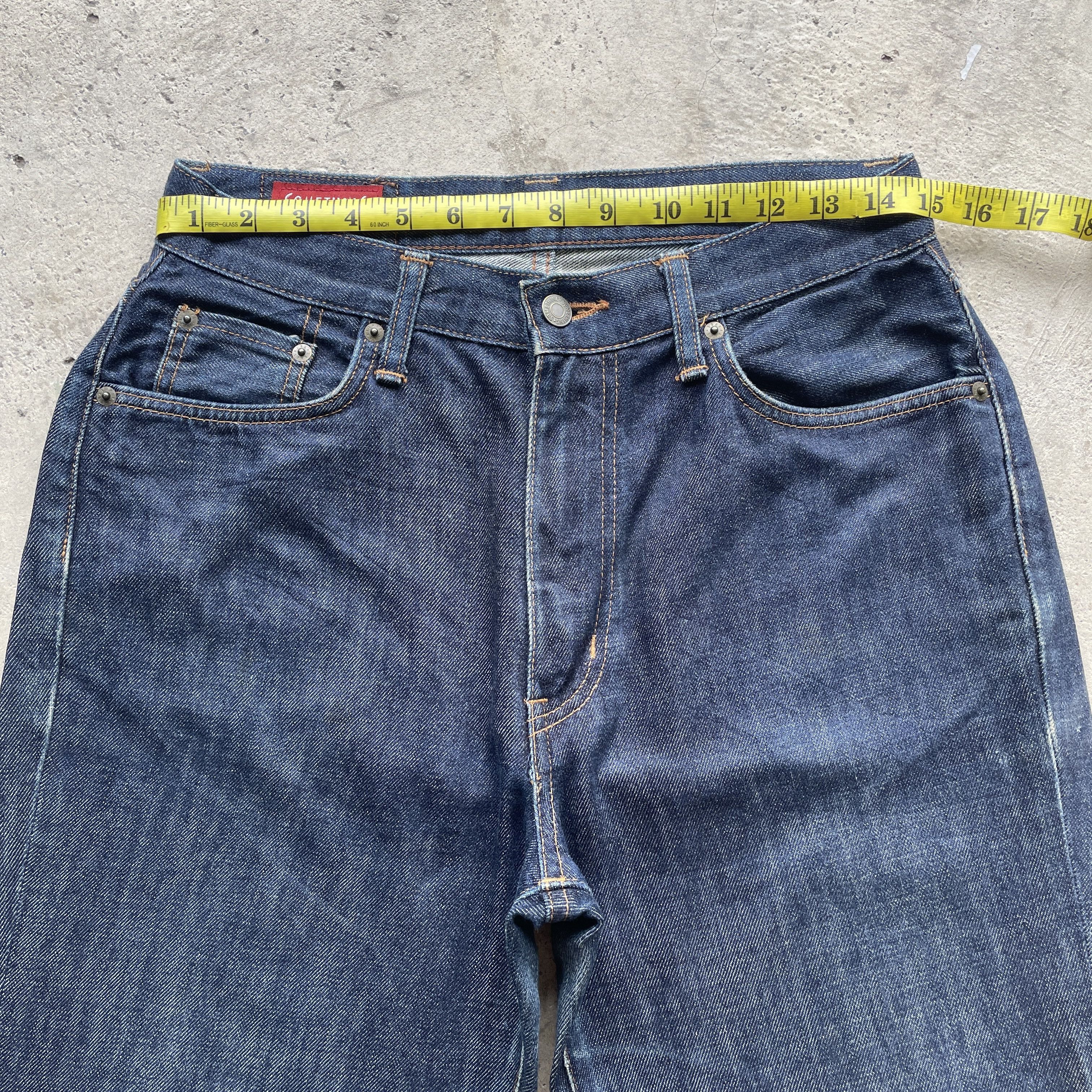 Japanese Brand W30 VINTAGE EDWIN PRODUCT SOMETHING JEANS PANTS BLUE DENIM Size US 30 / EU 46 - 5 Thumbnail