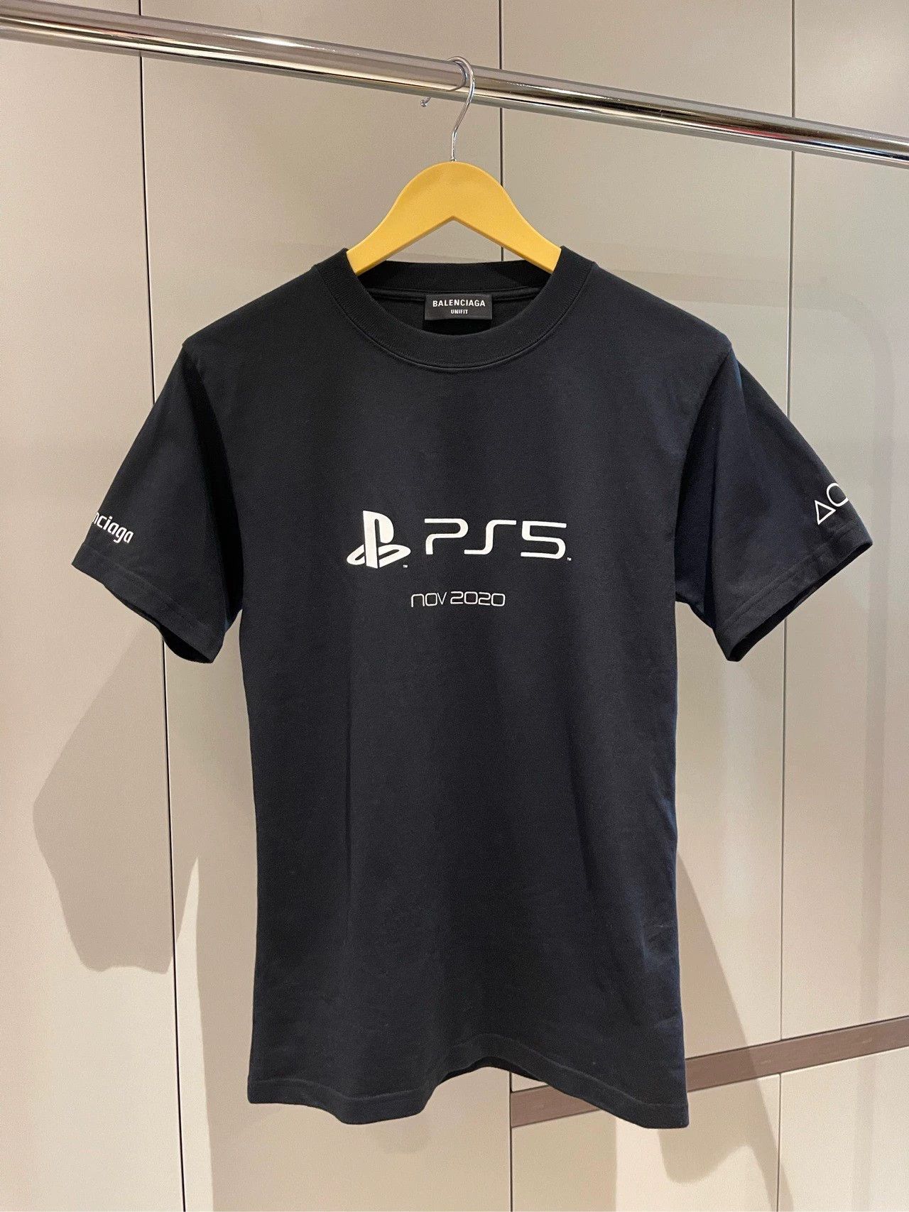 Balenciaga x PlayStation Boxy T-shirt Black Men's - SS21 - US