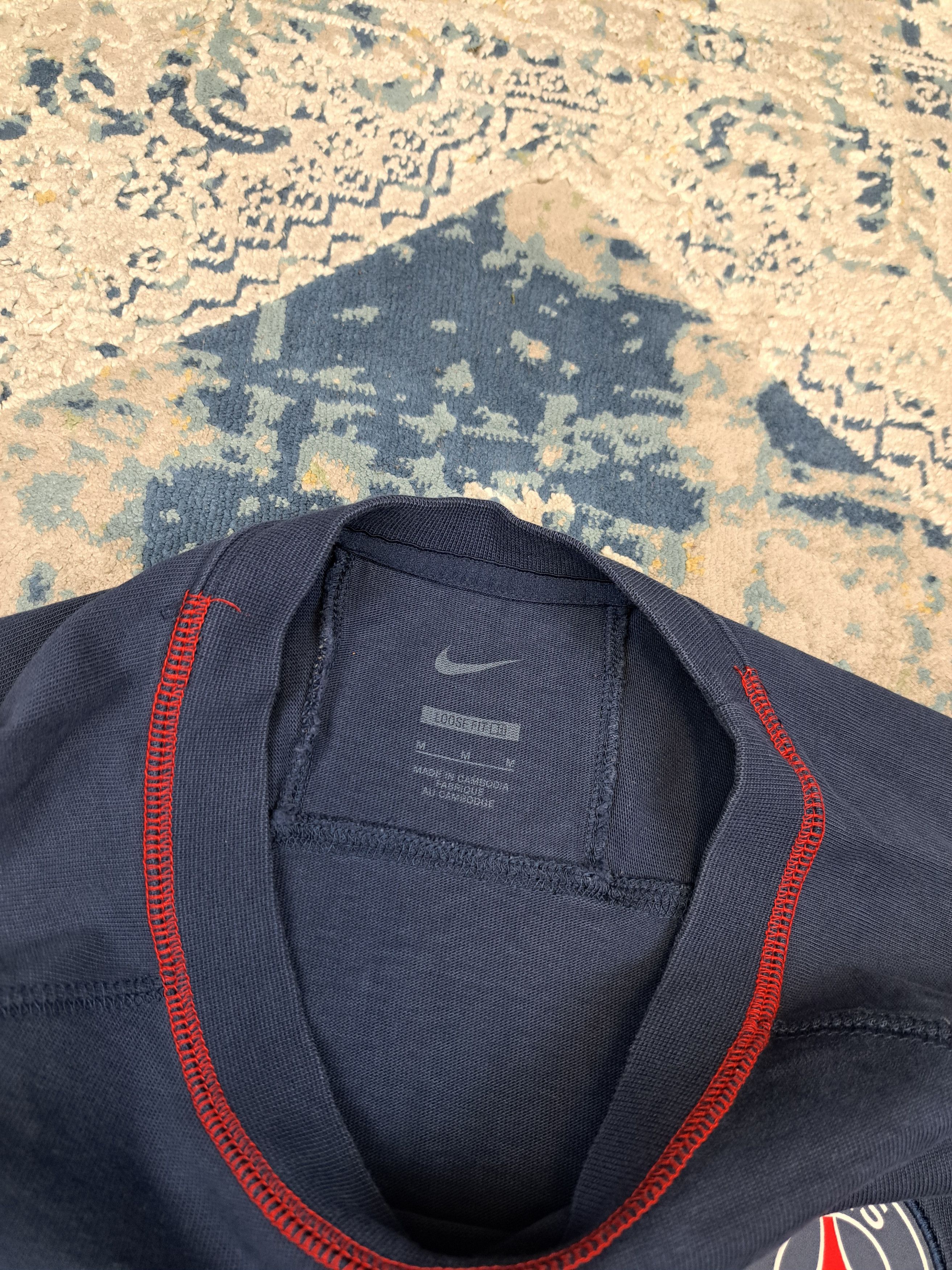 Nike Nike x PSG Loose Fit Heavyweight Cotton Blokecore Tee Size US M / EU 48-50 / 2 - 5 Thumbnail