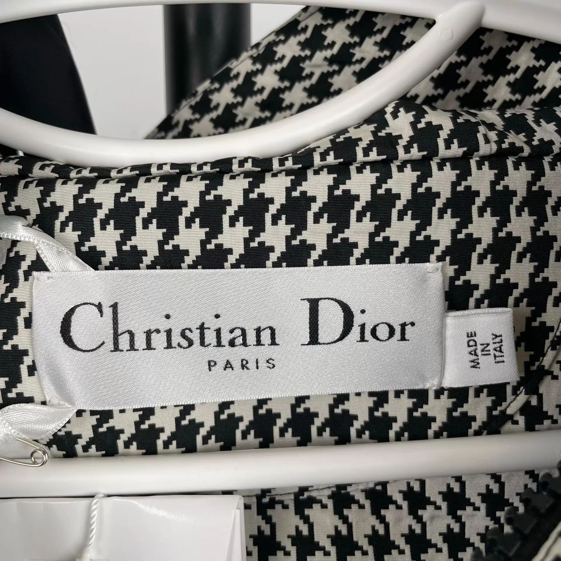Dior Dior XS Black & White Color Blocked Shell Jacket Size XS / US 0-2 / IT 36-38 - 4 Thumbnail