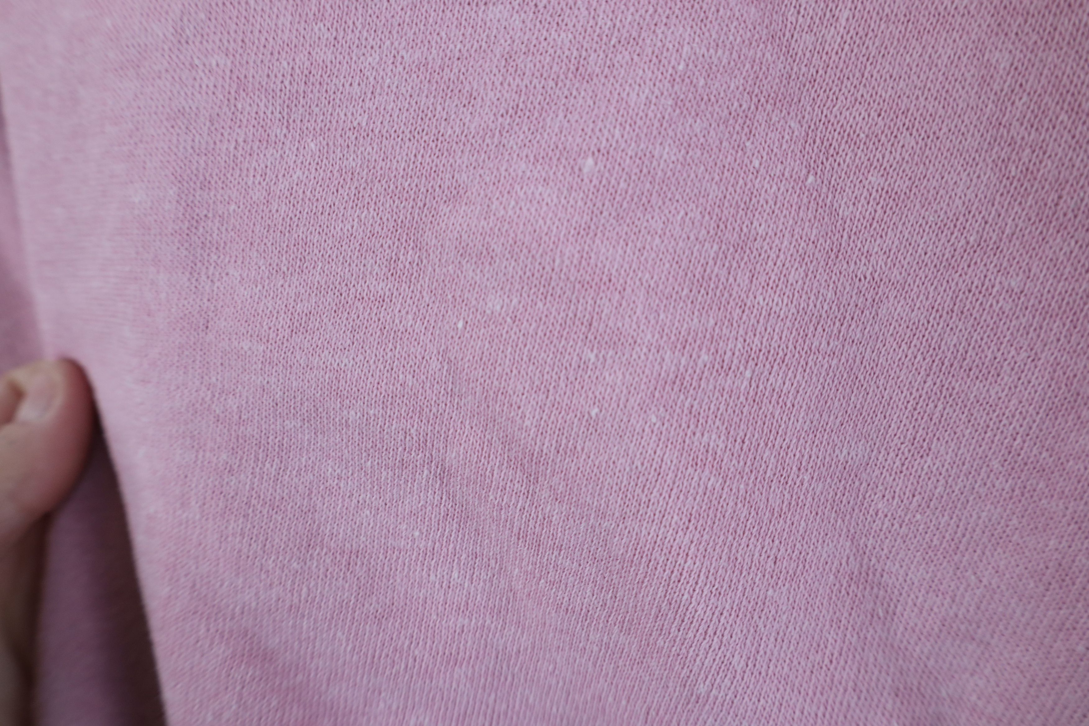 Vintage Vintage 70s Streetwear Short Sleeve Sweatshirt Pink USA Size L / US 10 / IT 46 - 9 Thumbnail