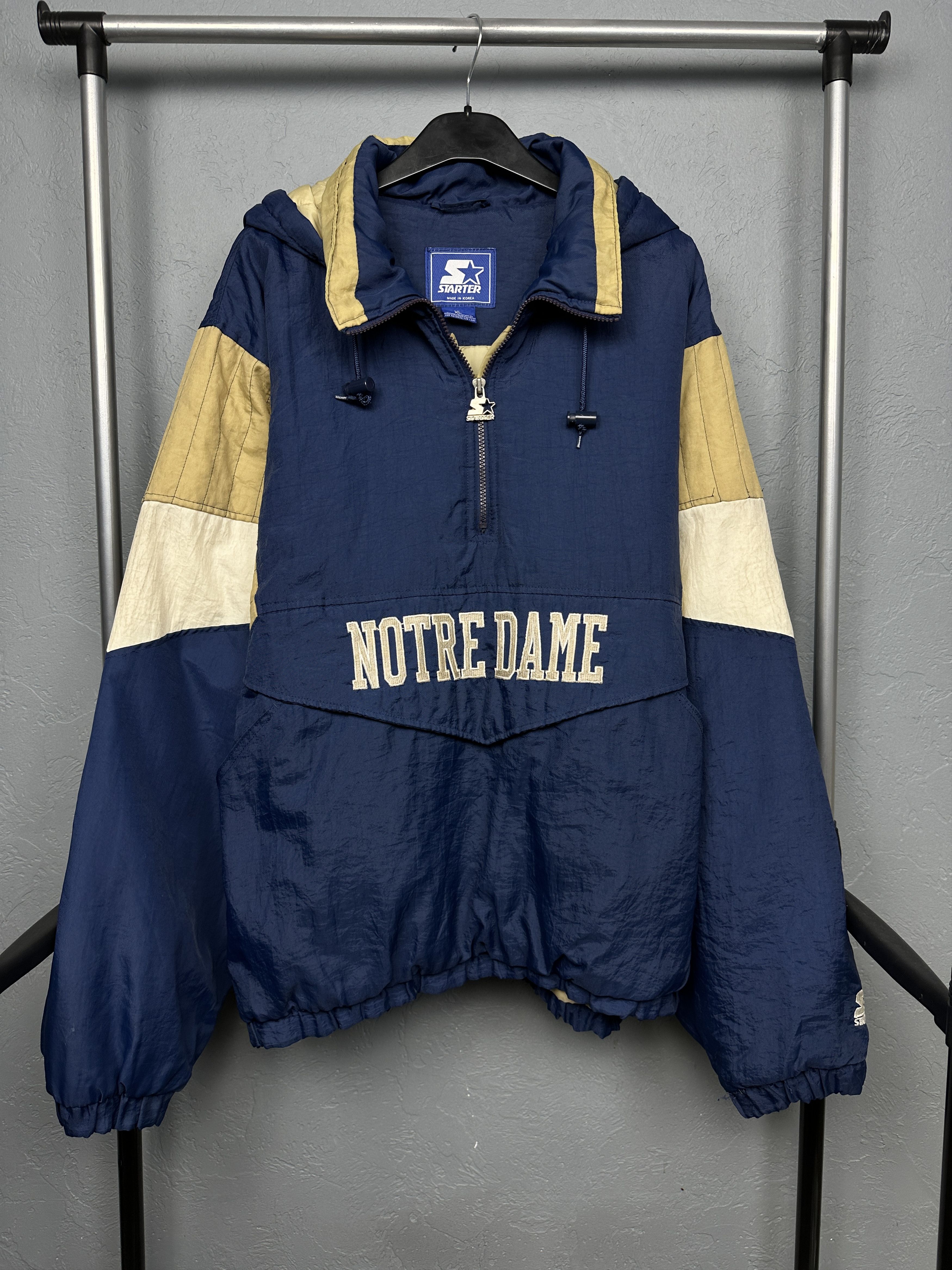 Starter Starter 90s Vintage Notre Dame Fighting Irish Mens Jacket Size US L / EU 52-54 / 3 - 1 Thumbnail