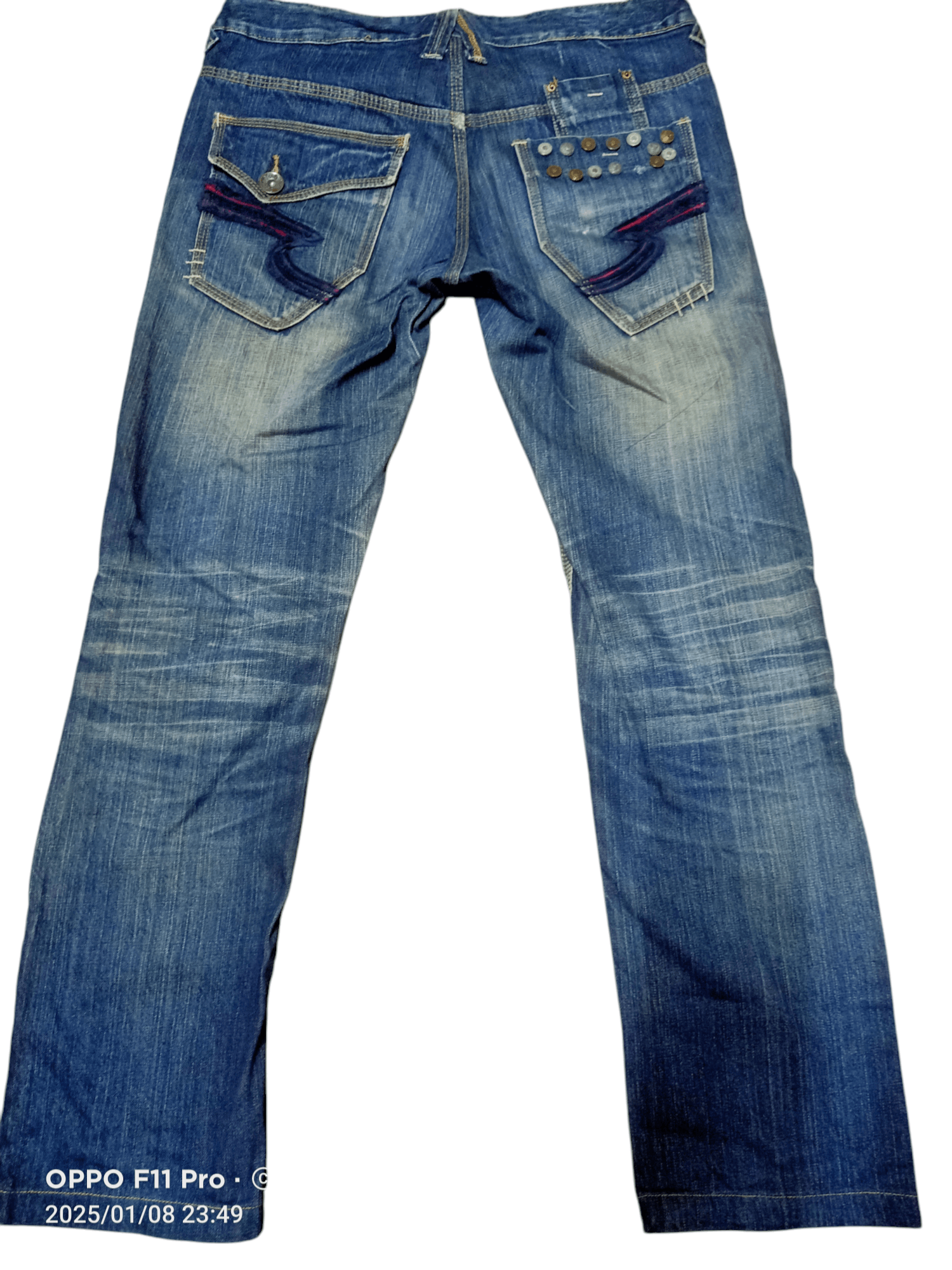 If Six Was Nine × Japanese Brand × semanticdesign Semantic Design Distressdenim flare Size US 33 - 1 Thumbnail