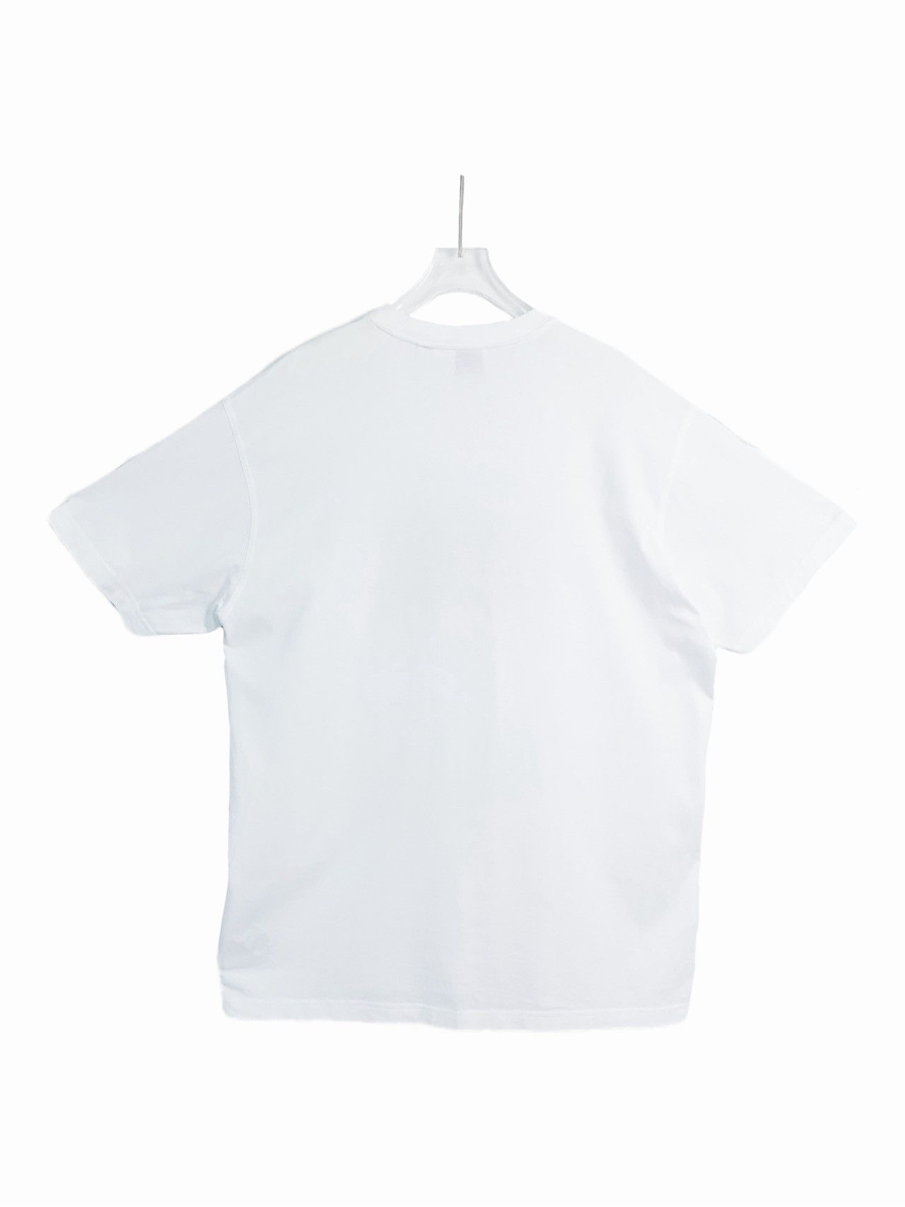 Burberry Burberry Bbr White Logo Letter Print Cotton T-Shirt Size M / US 6-8 / IT 42-44 - 2 Thumbnail