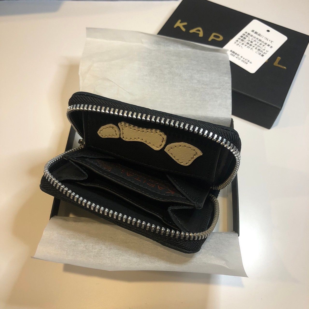 Kapital KAPITAL THUMBS UP BONE HAND ZIP Wallet | Grailed