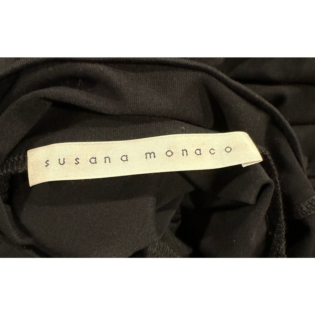 Susana Monaco Susana Monaco Long Sleeve Turtleneck Slit Midi Dress Small Size S / US 4 / IT 40 - 6 Thumbnail