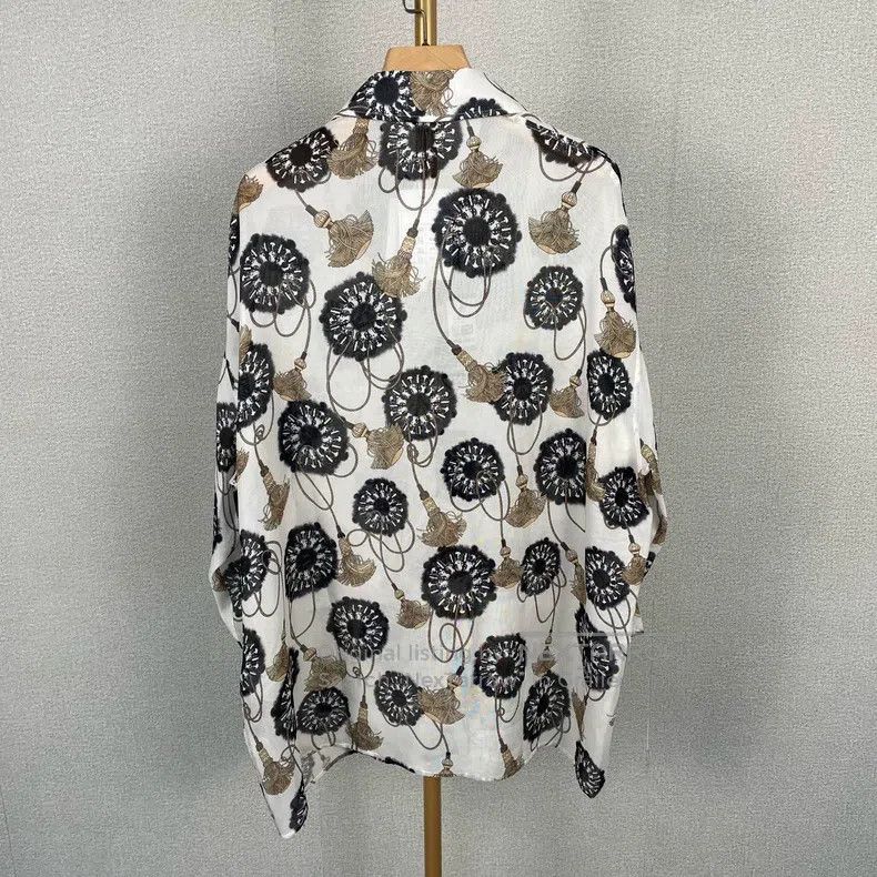 Hermes Hermes Laid-Back Printed Shirt Size XXS / US 00 / IT 34 - 2 Thumbnail