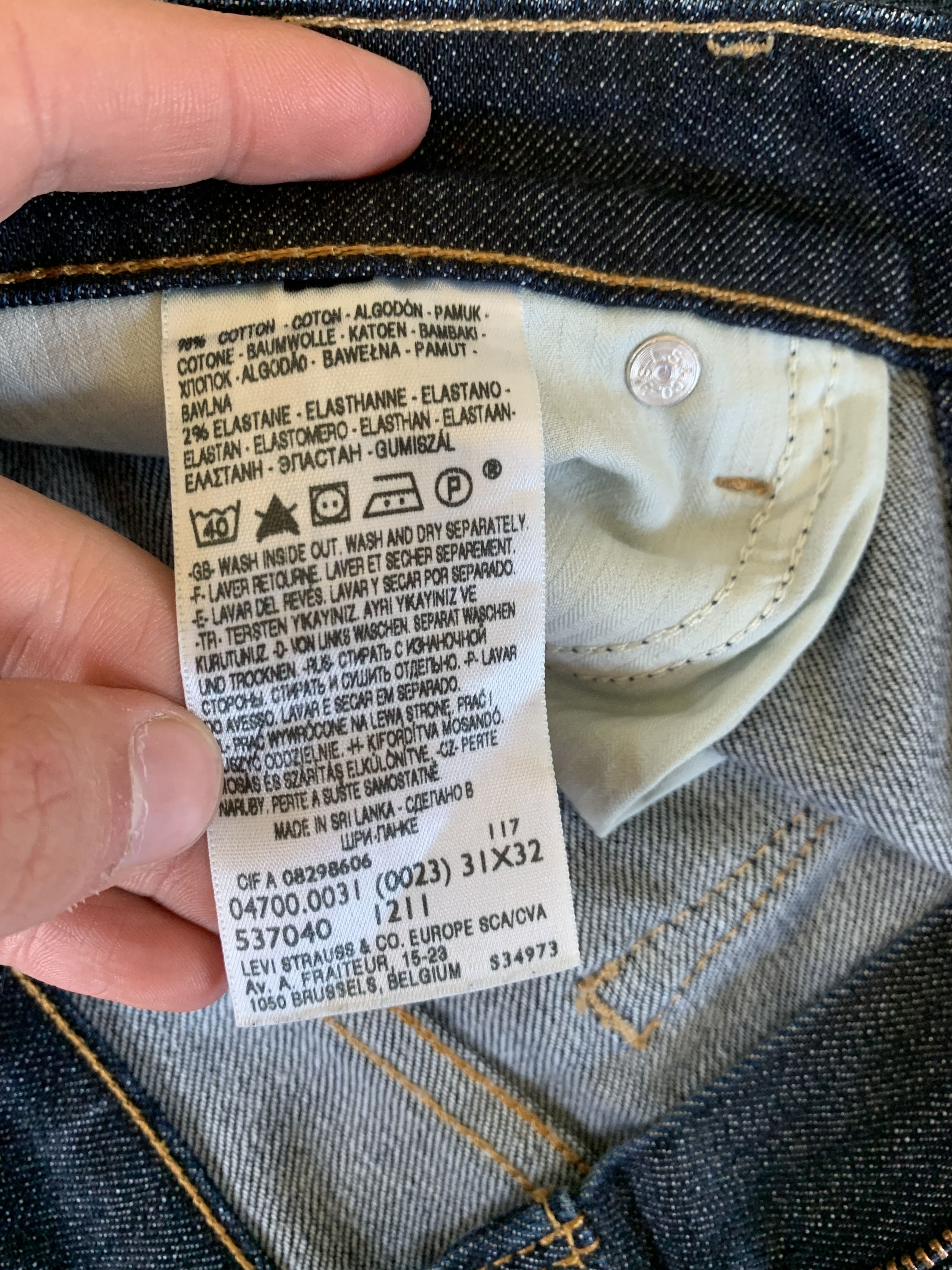 Levi's × Levi's Vintage Clothing Levis Women’s Demi Curve Classic Straight Leg Jeans Size 31" - 9 Thumbnail