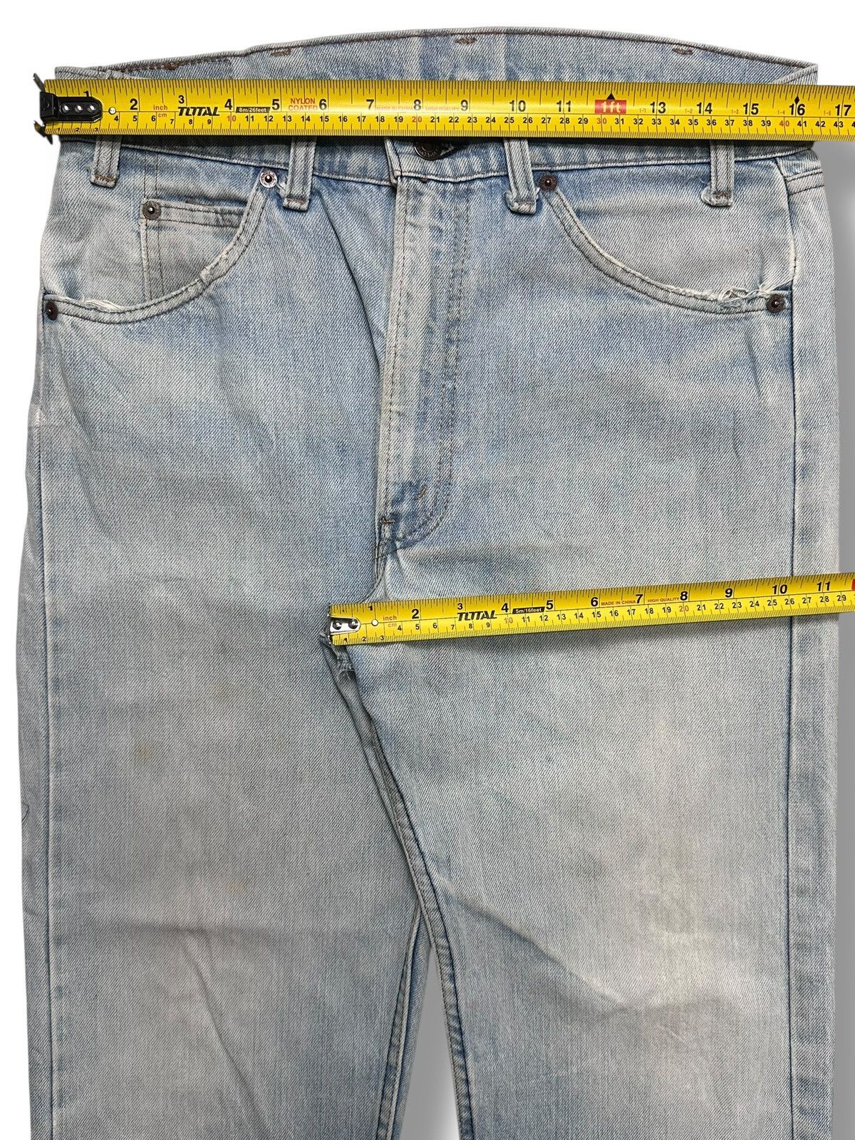 Levi's Vintage 70s Levi's 505 Straight-Leg Denim Jeans Light Wash Size US 33 - 19 Thumbnail