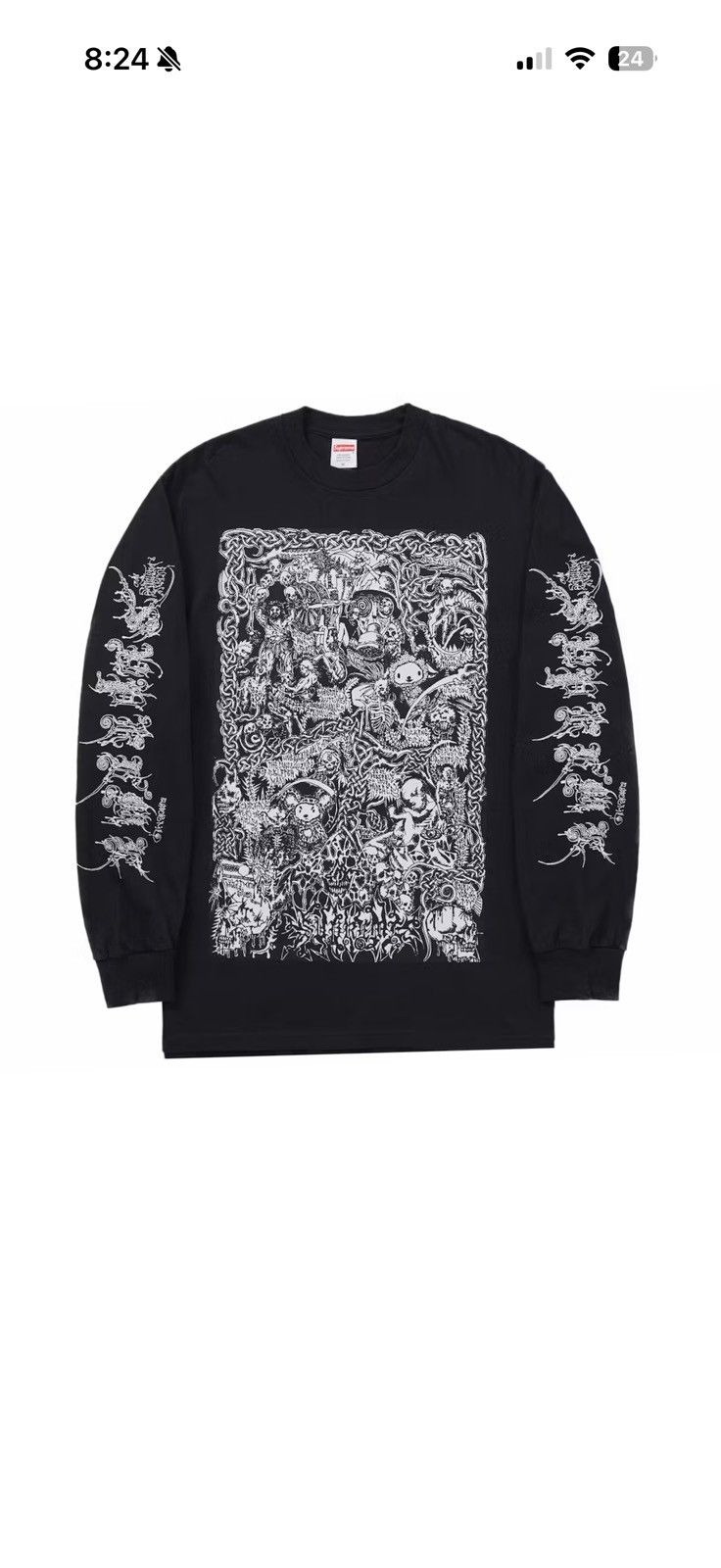 Supreme Supreme Wombat Bastards L/S Tee Black XL Size US XL / EU 56 / 4 - 3 Thumbnail